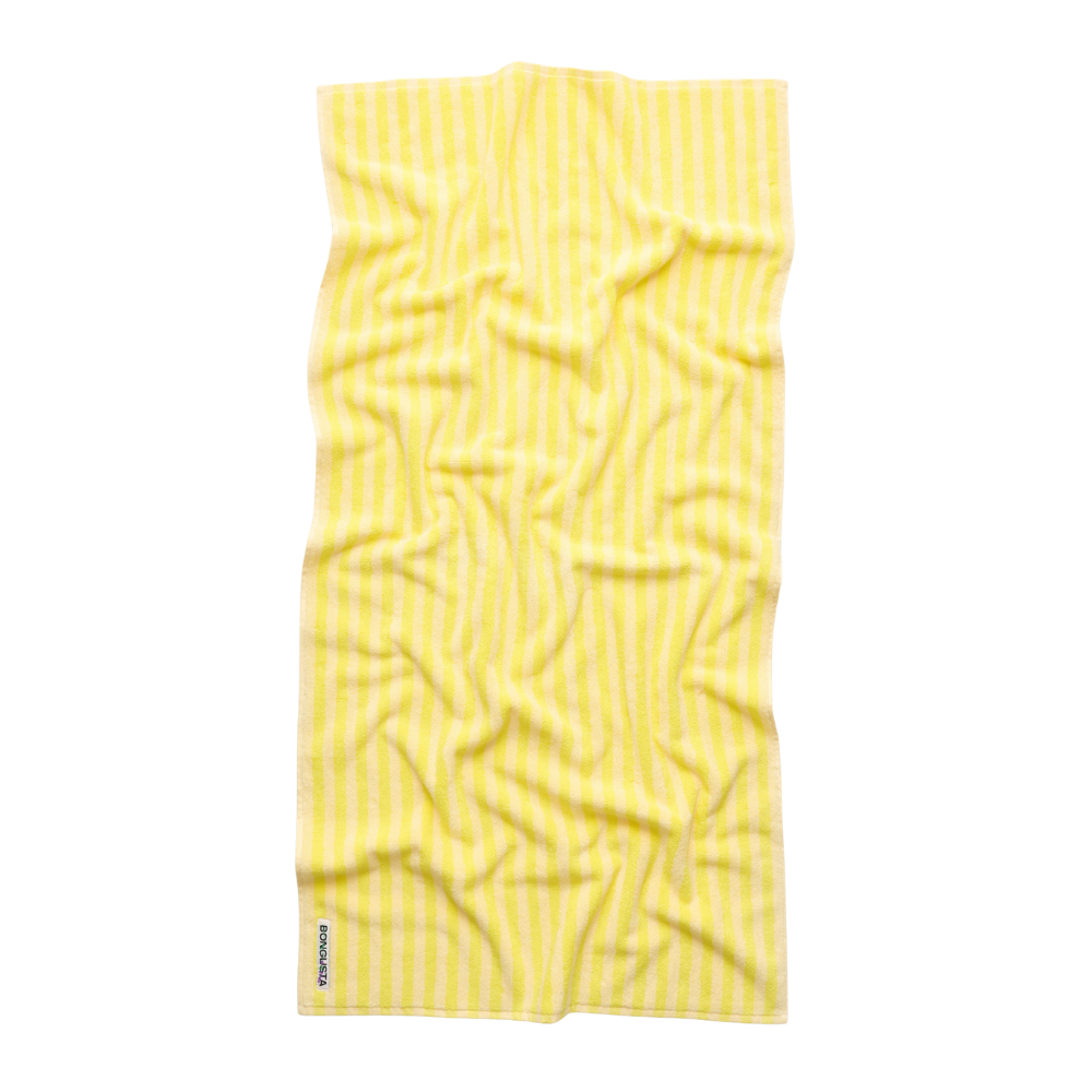 Naram håndklæde - Pristine & Neon Yellow