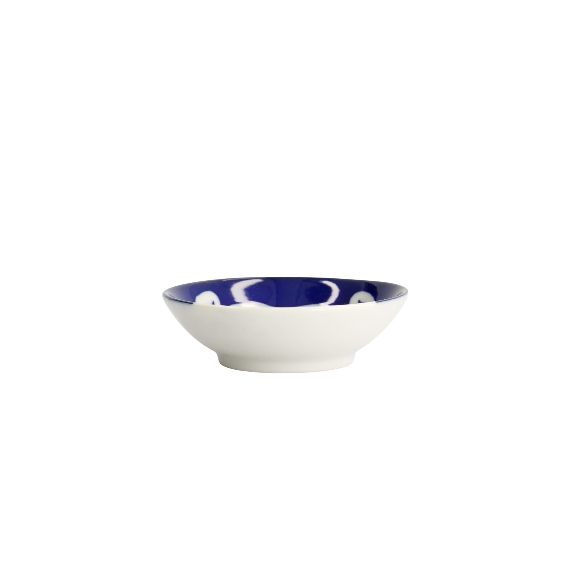 Polar Bear Kawaii Sauce skål, blå/hvid - Ø9 cm.