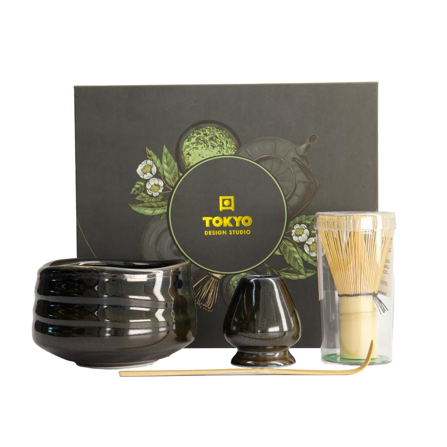 Matcha gavesæt - sort