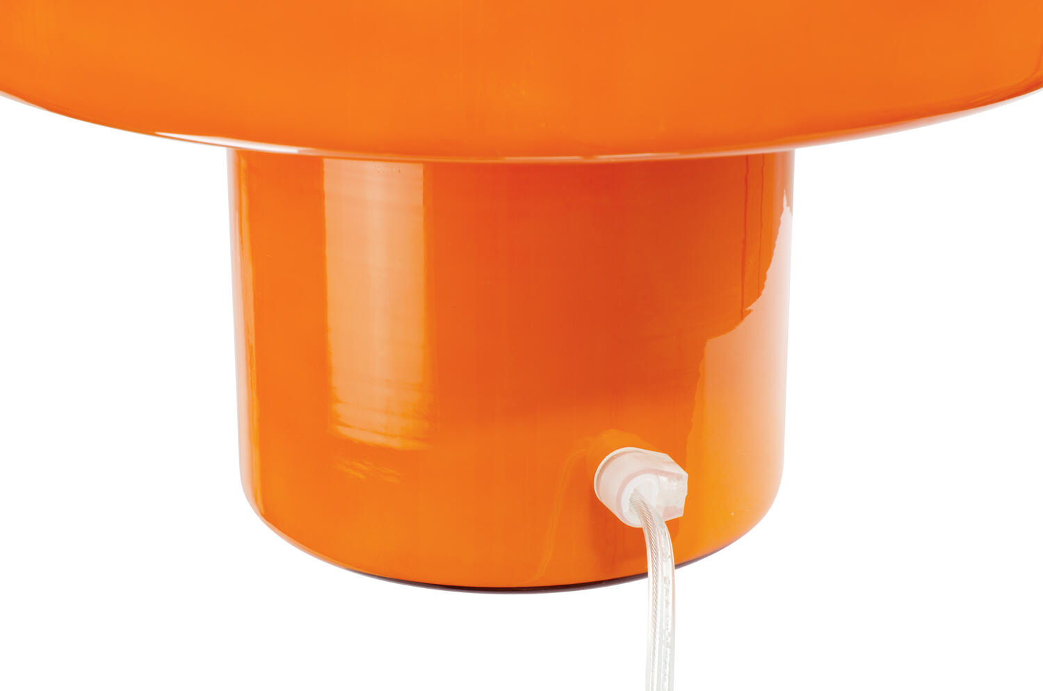 Foza bordlampe, H19 cm - orange glas