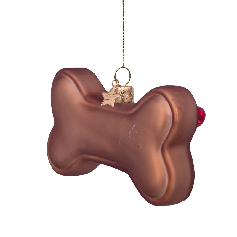 Kødben juleophæng - H6,5 cm.