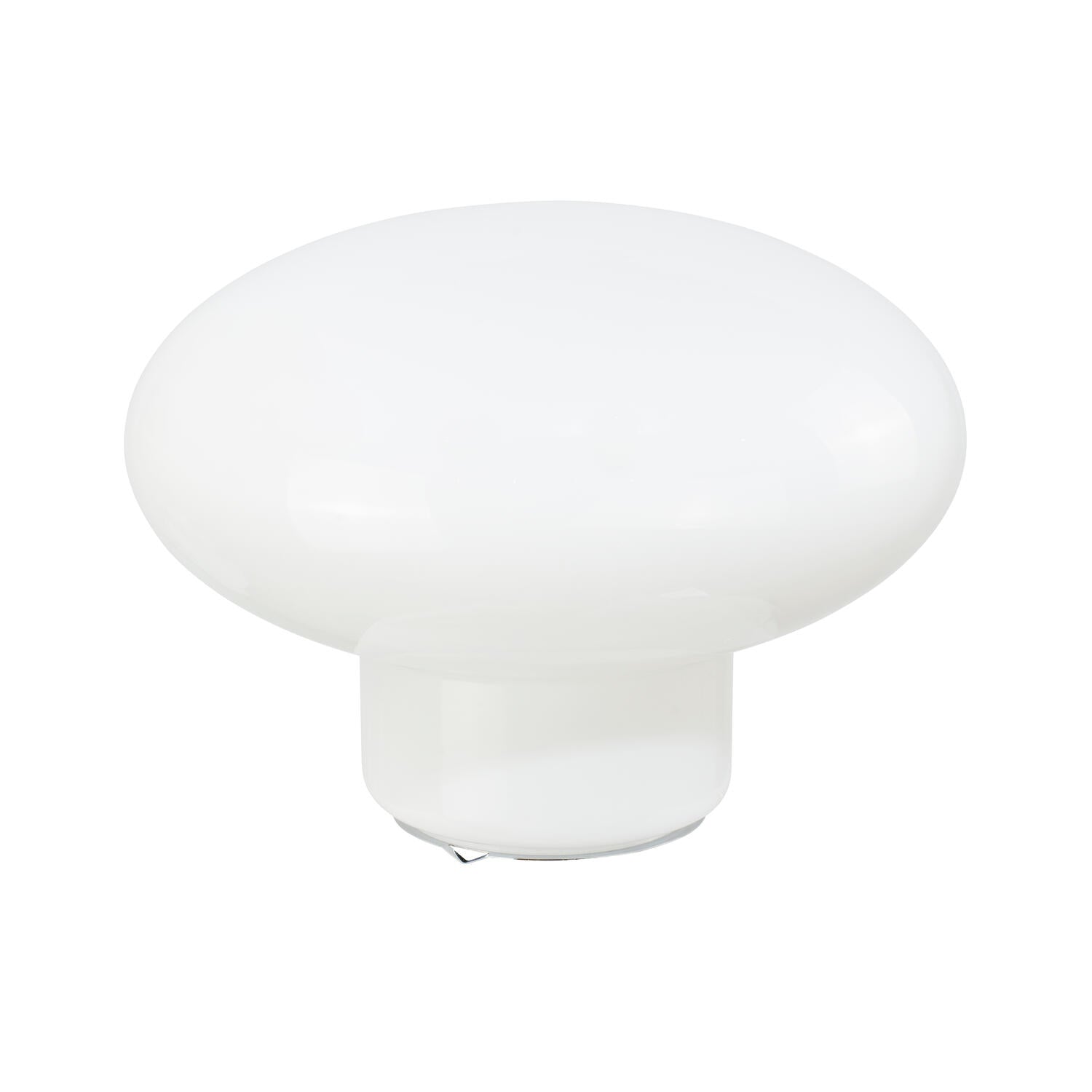Ovalie XXL bordlampe, H25,5 cm - hvidt trelagsglas