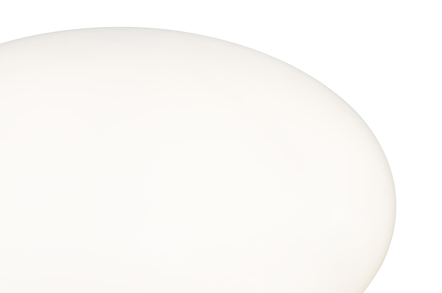 Ovalie XXL bordlampe, H25,5 cm - hvidt trelagsglas