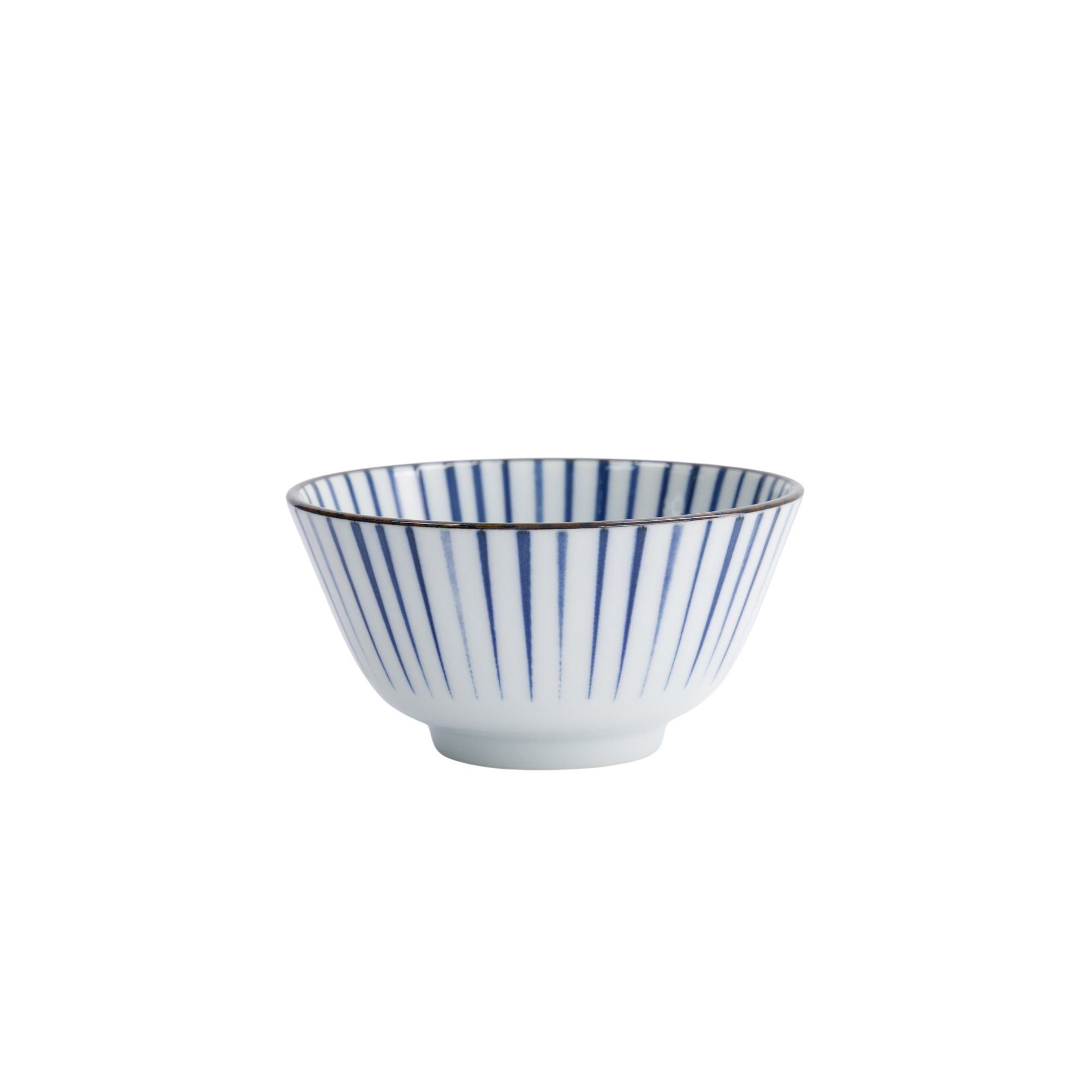 Natsu Tokusa Rice skål, blå/hvid - Ø12 cm.