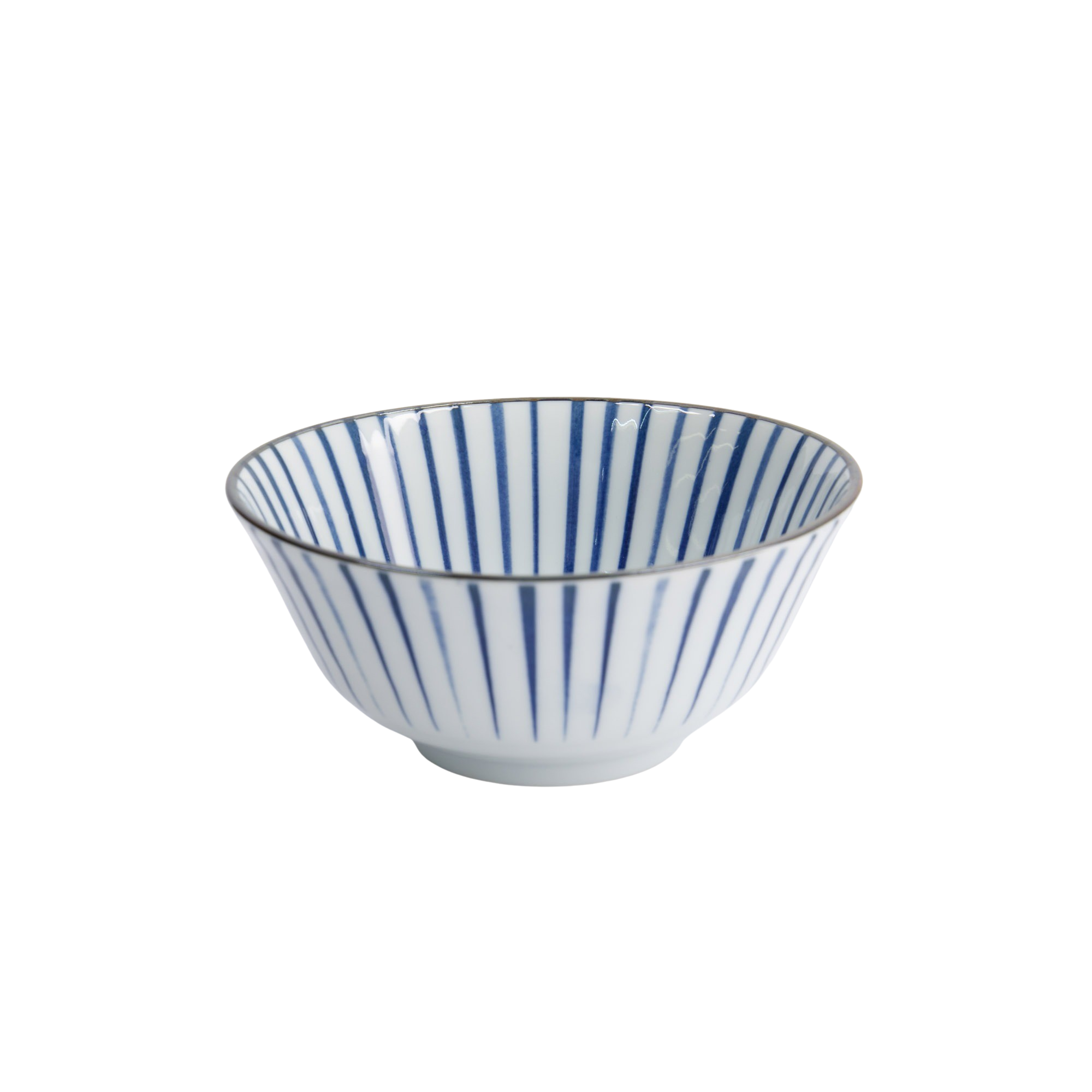 Natsu Tokusa Tayo skål, blå/hvid - Ø15,2 cm.