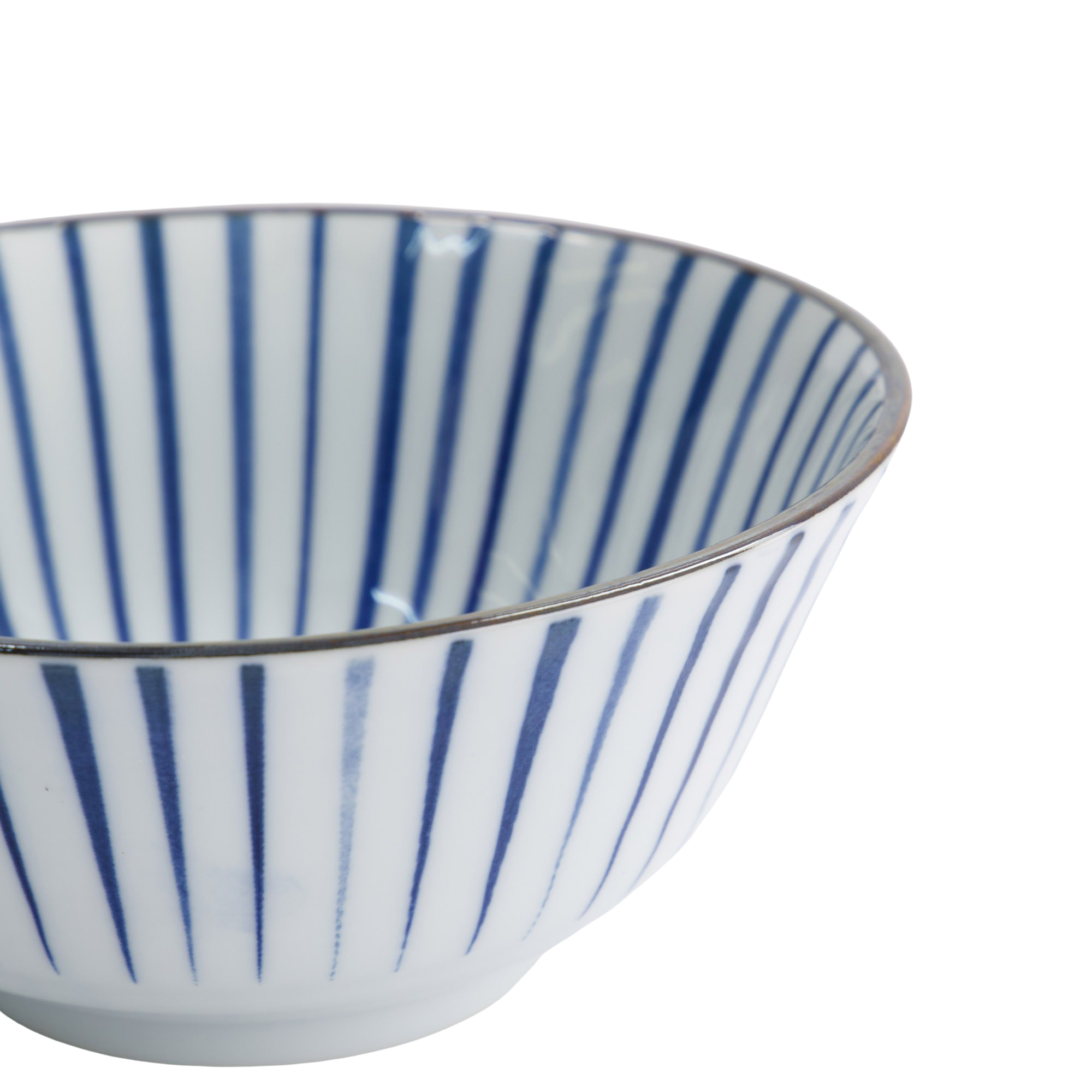 Natsu Tokusa Tayo skål, blå/hvid - Ø15,2 cm.