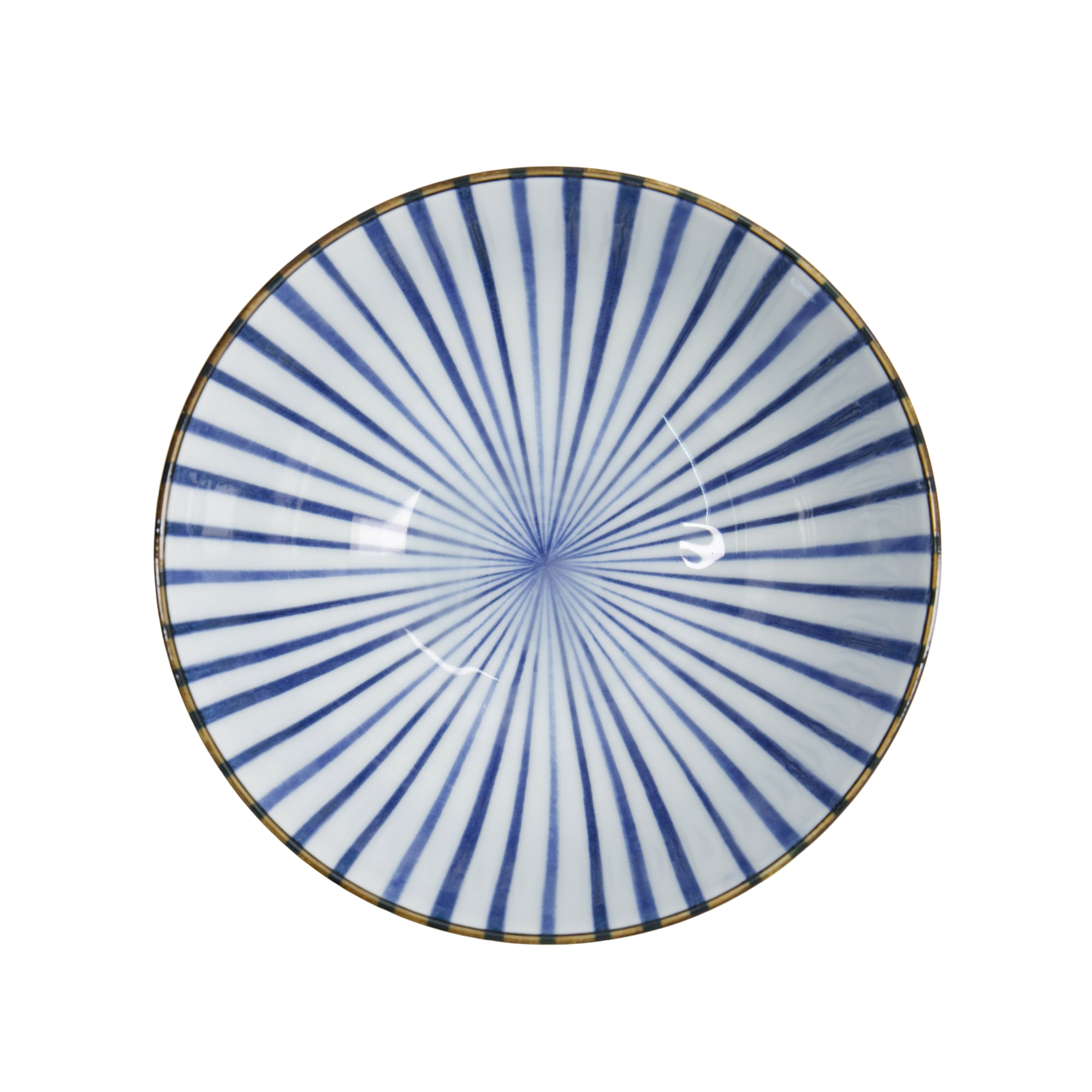 Natsu Tokusa Mixed skål, blå/hvid - Ø17,8 cm.