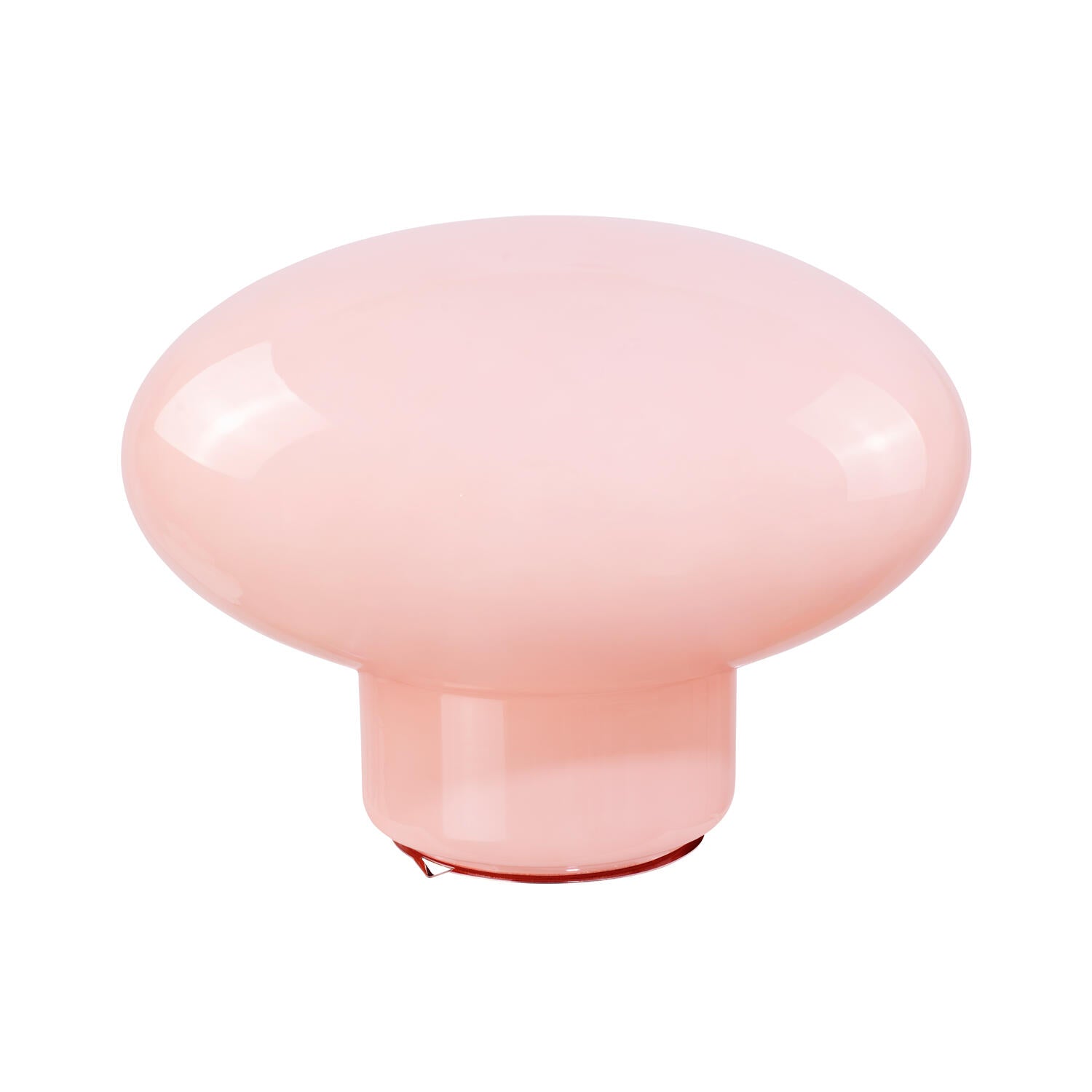 Ovalie XXL bordlampe, H25,5 cm - pink glas