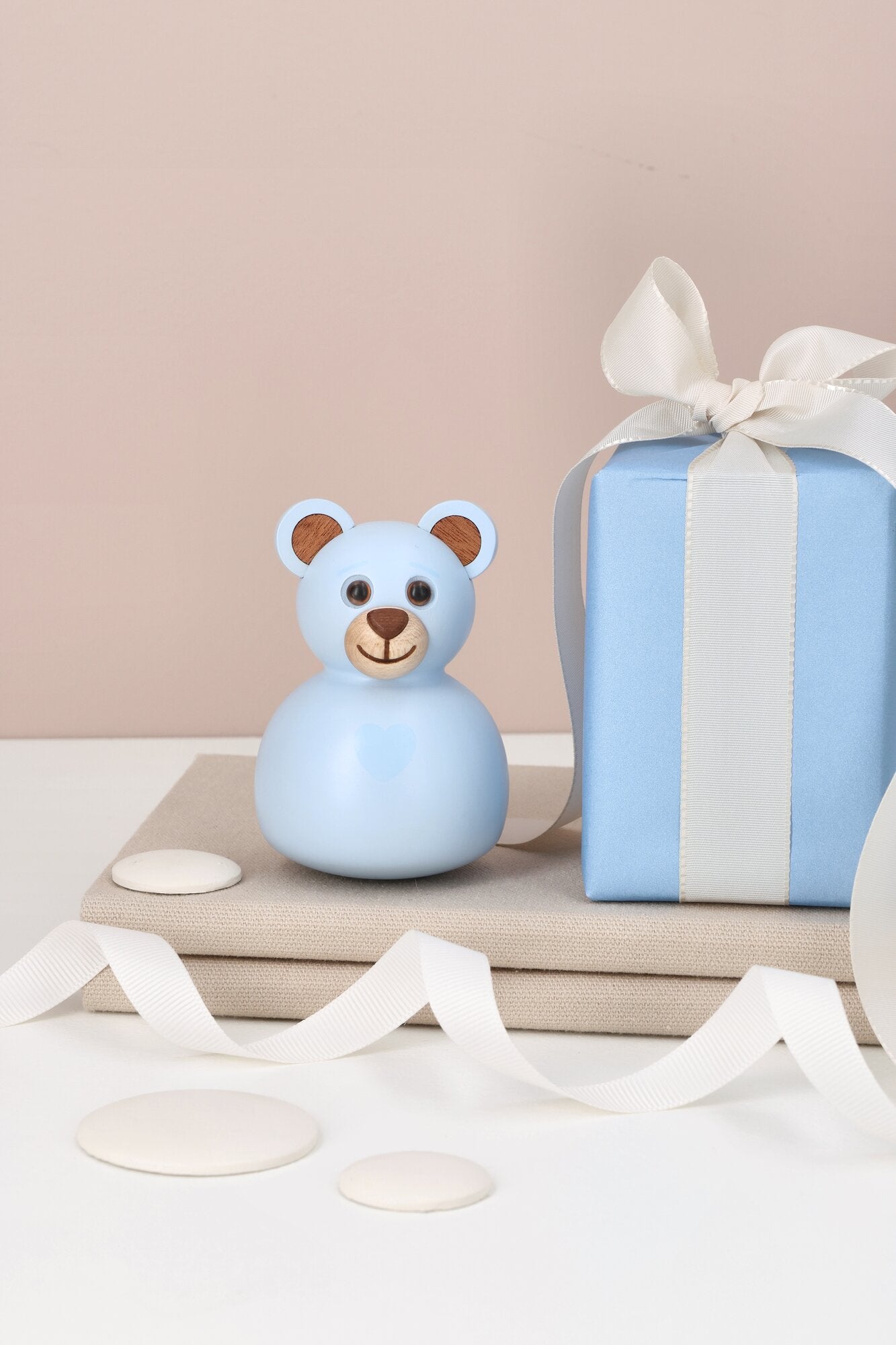 Blue teddybjørn - blå