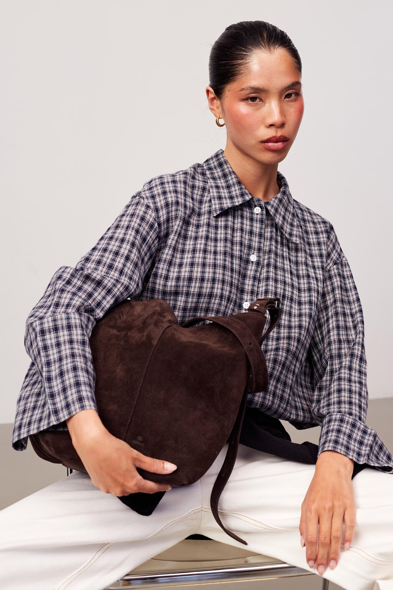 Rozzano Taylor skuldertaske - Dark Brown