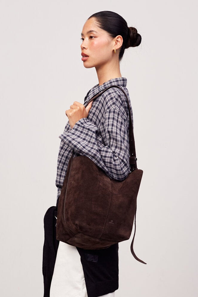 Rozzano Taylor skuldertaske - Dark Brown