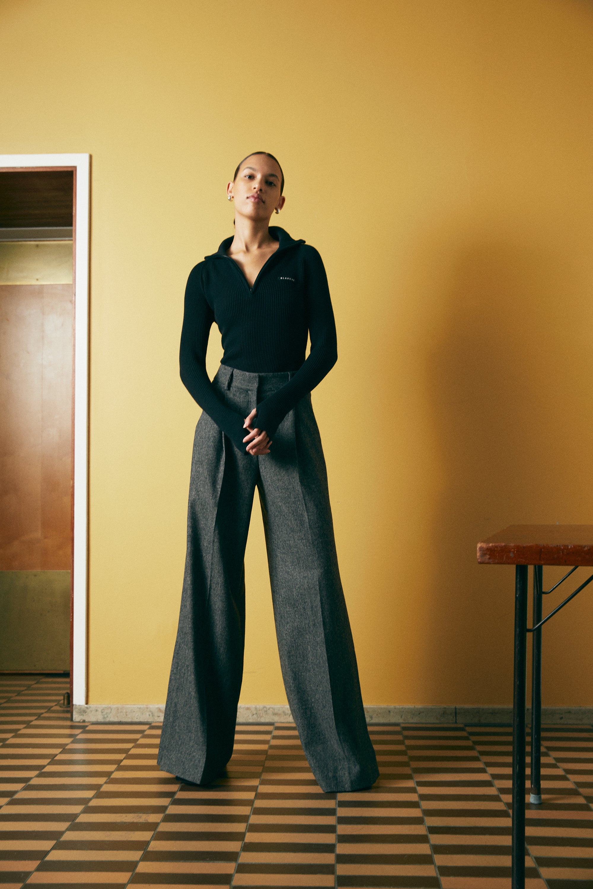 Carrick Zip trøje sort