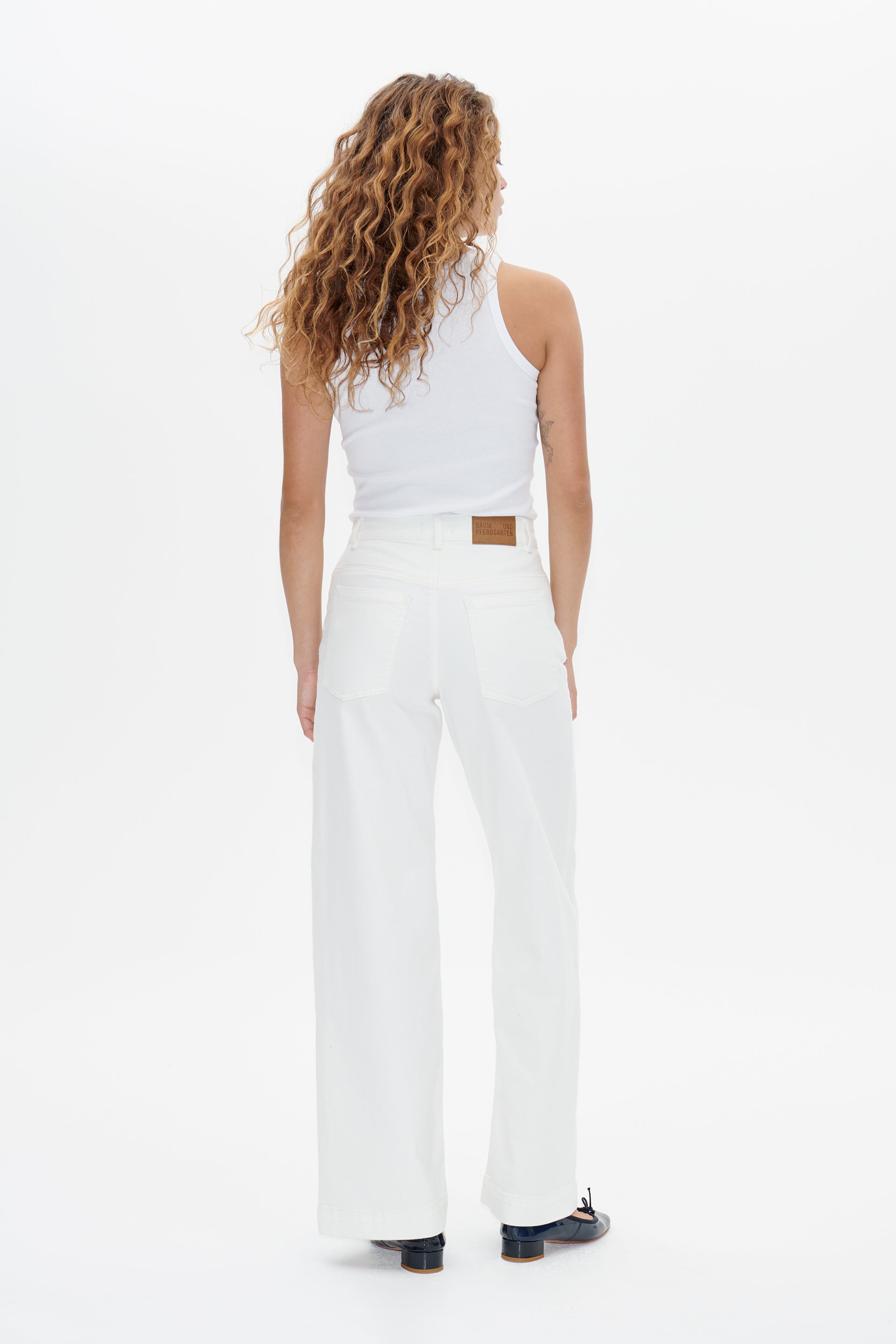 Nicette jeans - White Denim