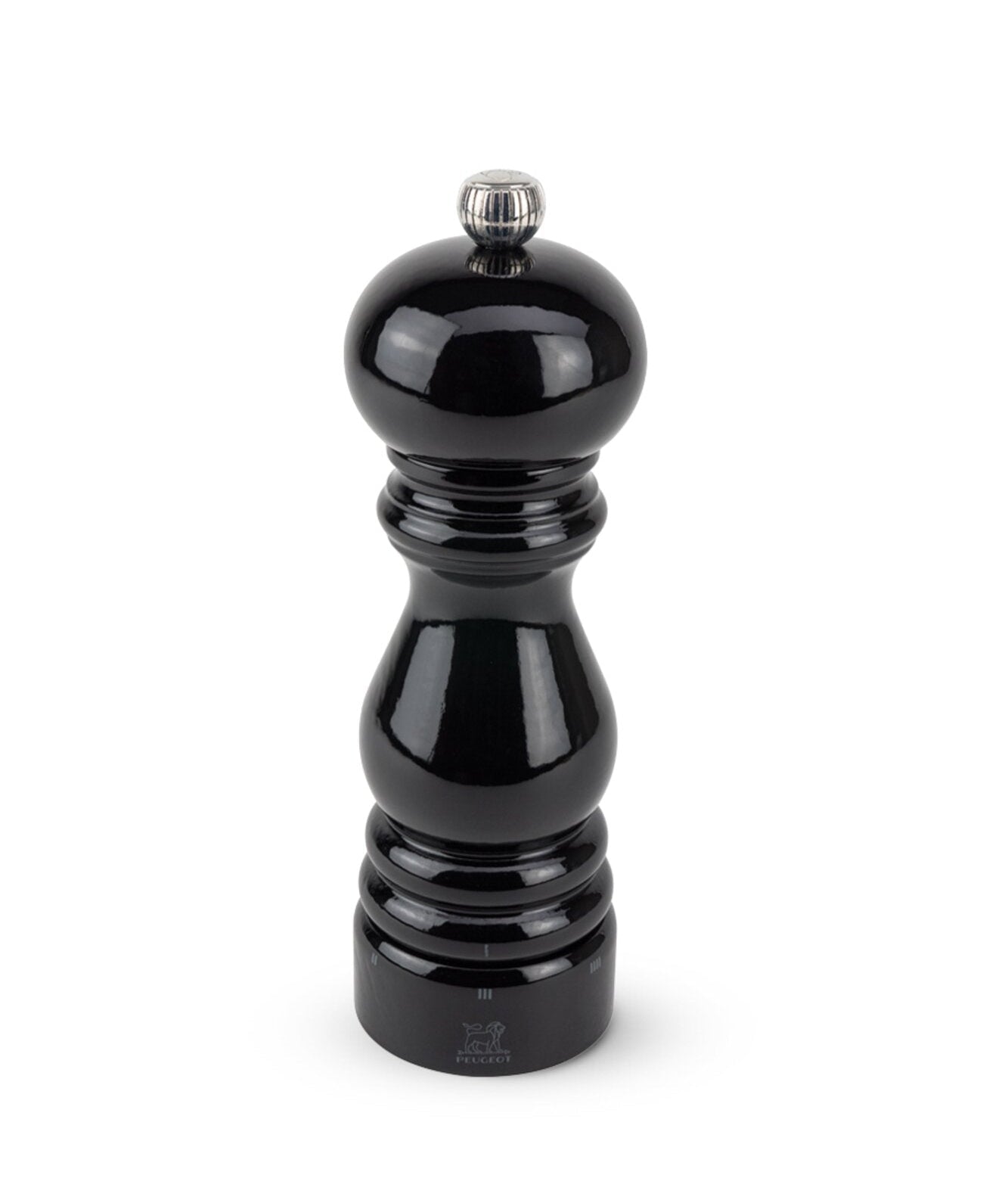 Paris US saltkværn, sort lak - 18 cm.