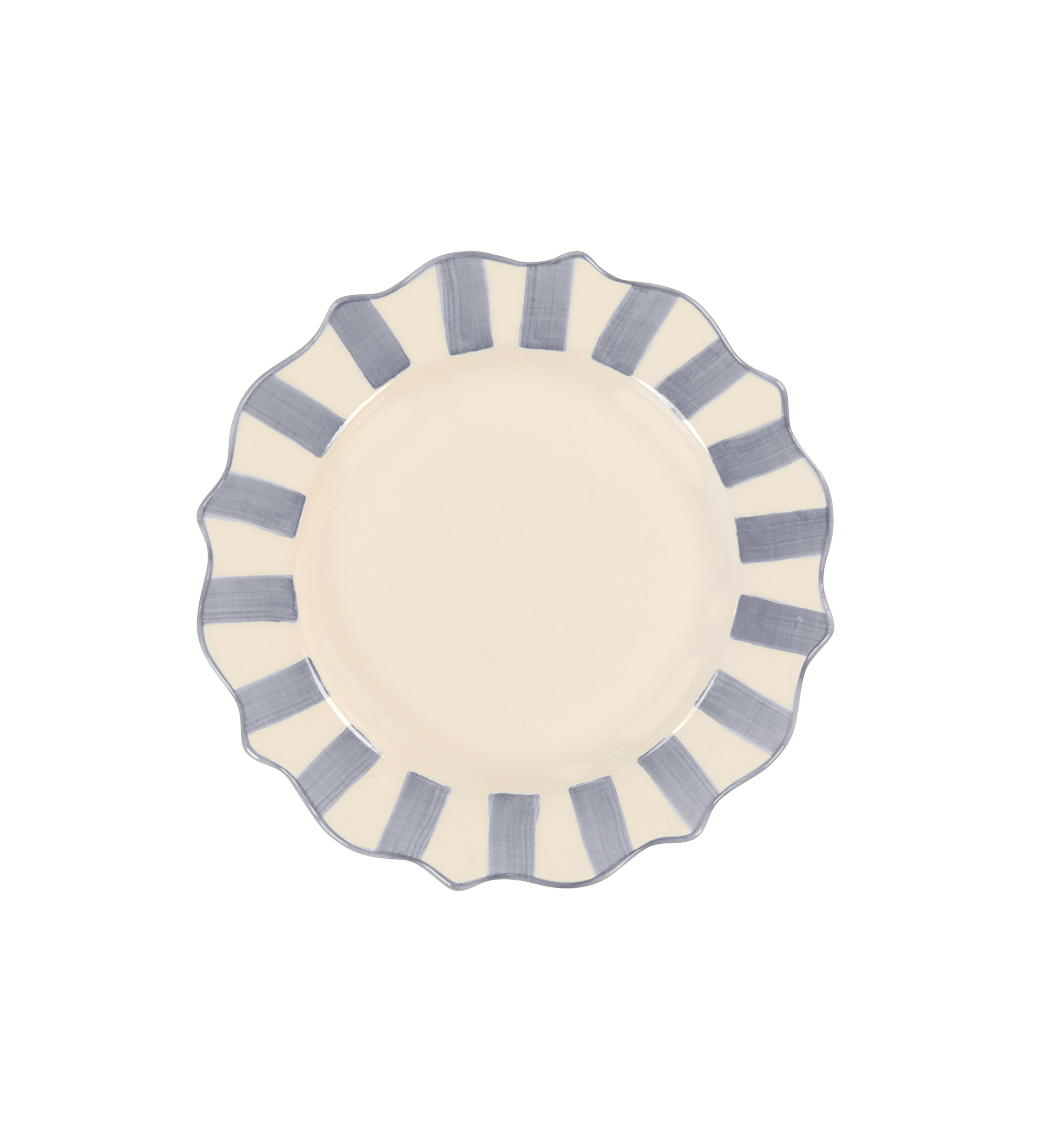 Lilac Scalloped frokost tallerken, lilla - Ø22 cm.