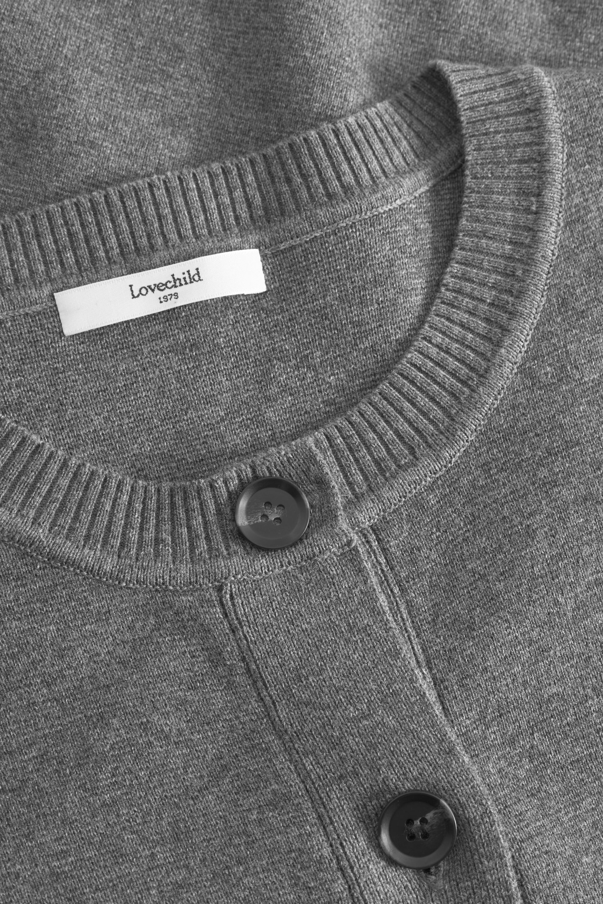 Jasmine cardigan - Grey Mel