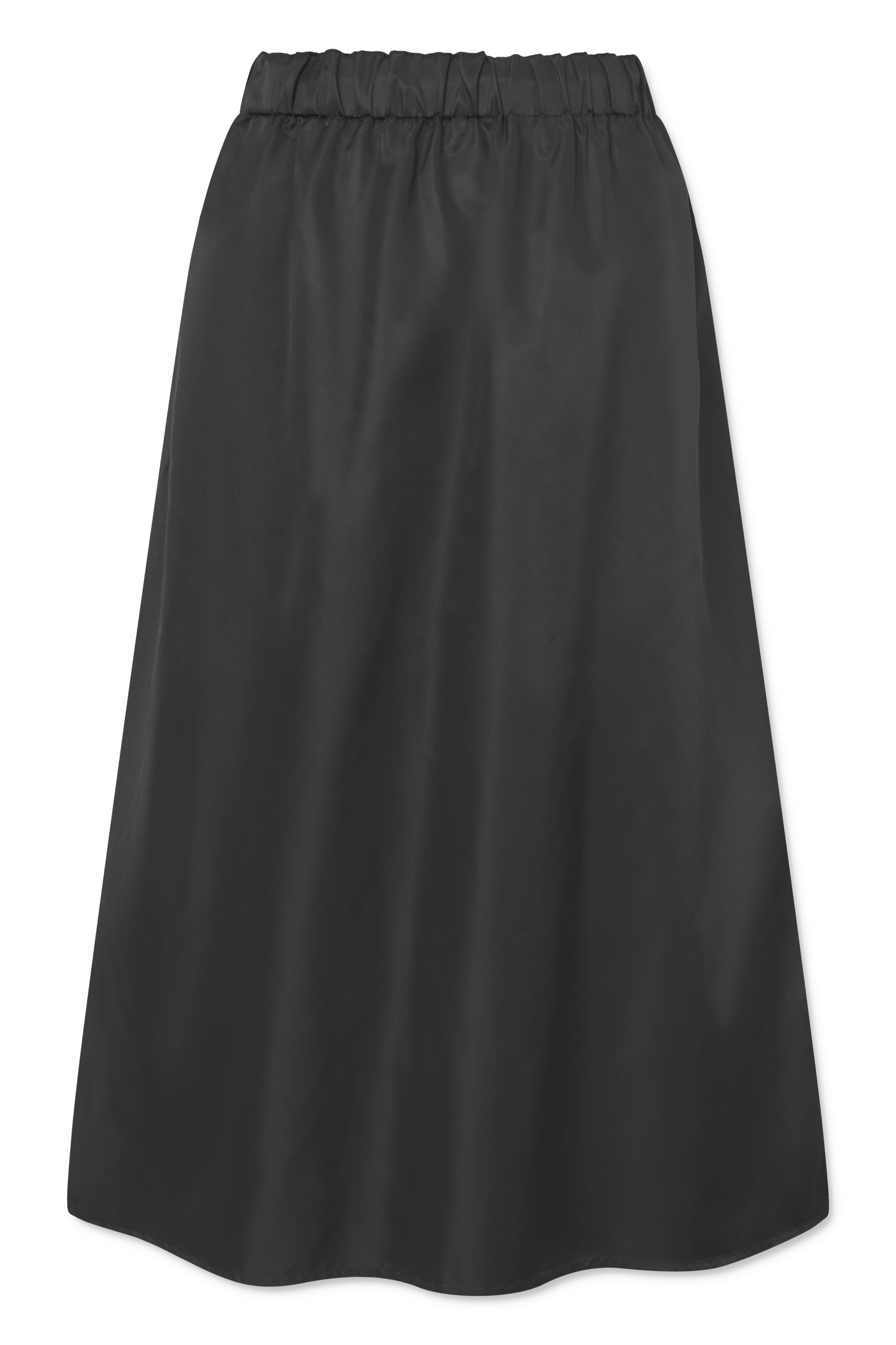 Lauren midi nederdel - sort