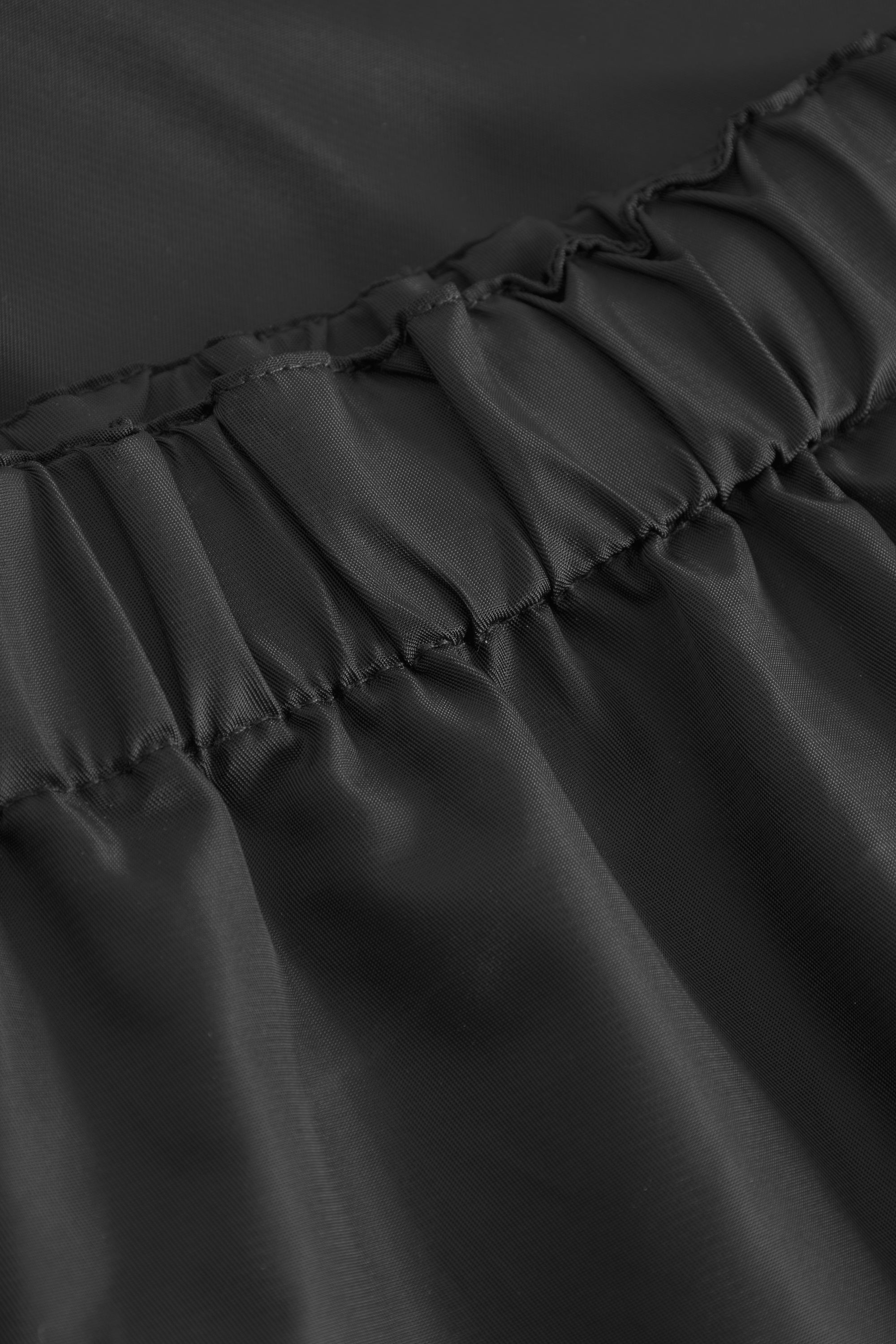 Lauren midi nederdel - sort