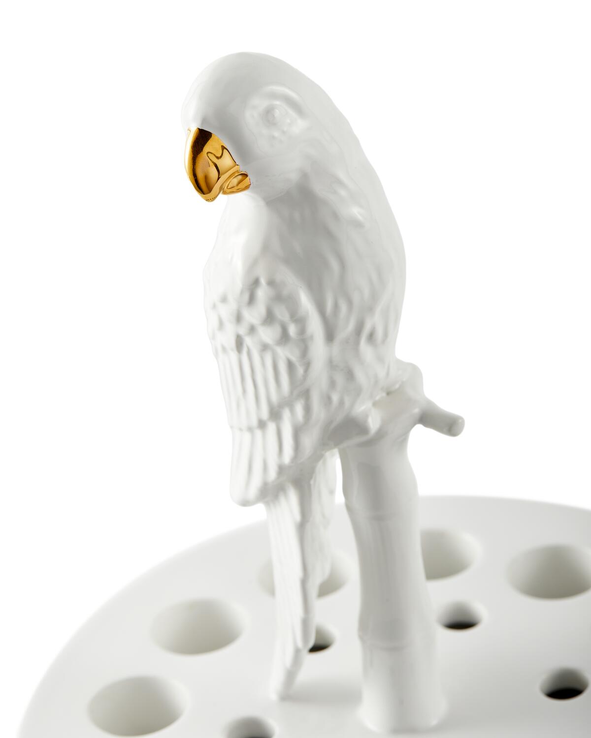 Vase bird watching - Hvid