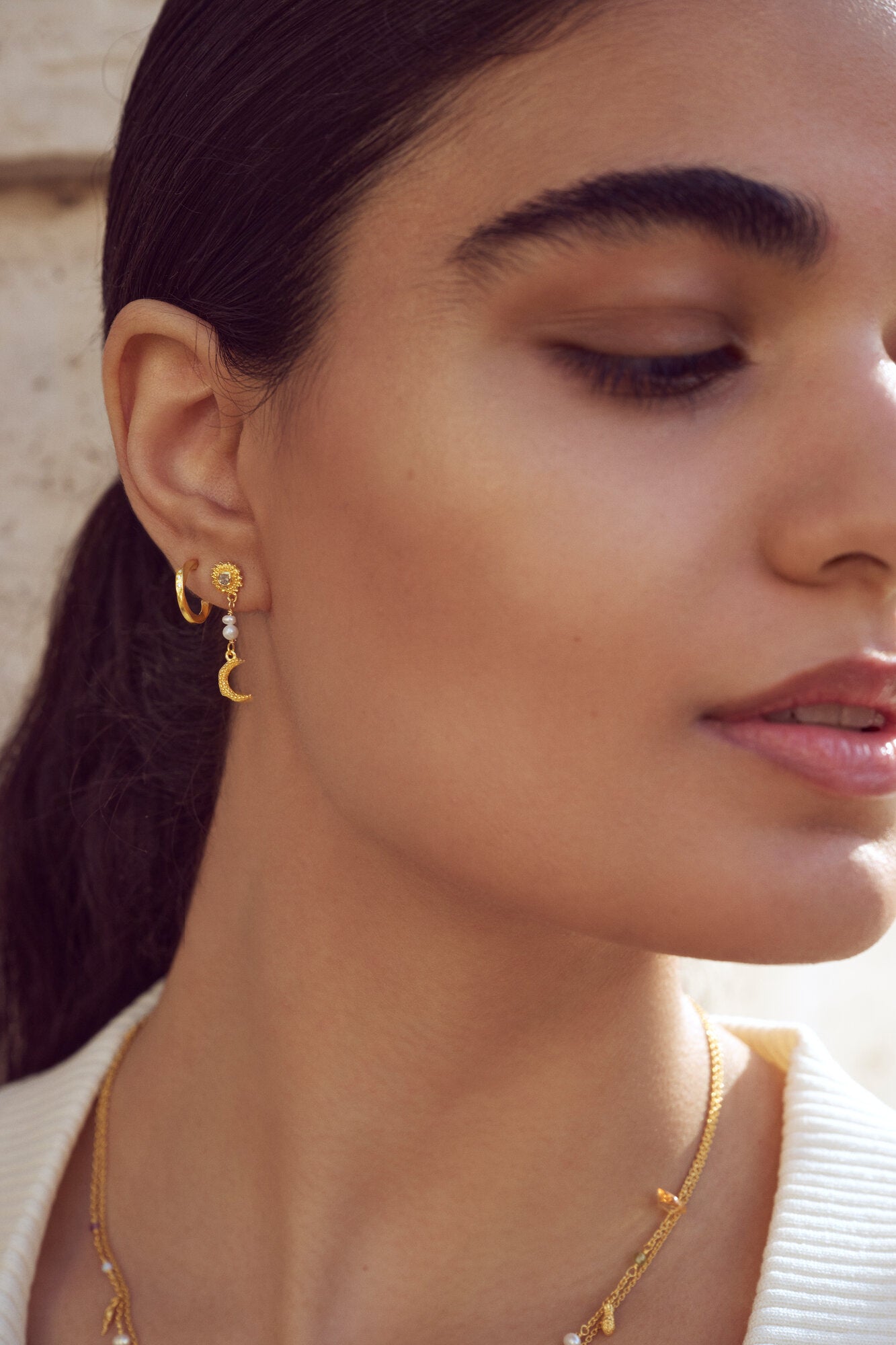 Sunniva Ørering - 18 karat forgyldt