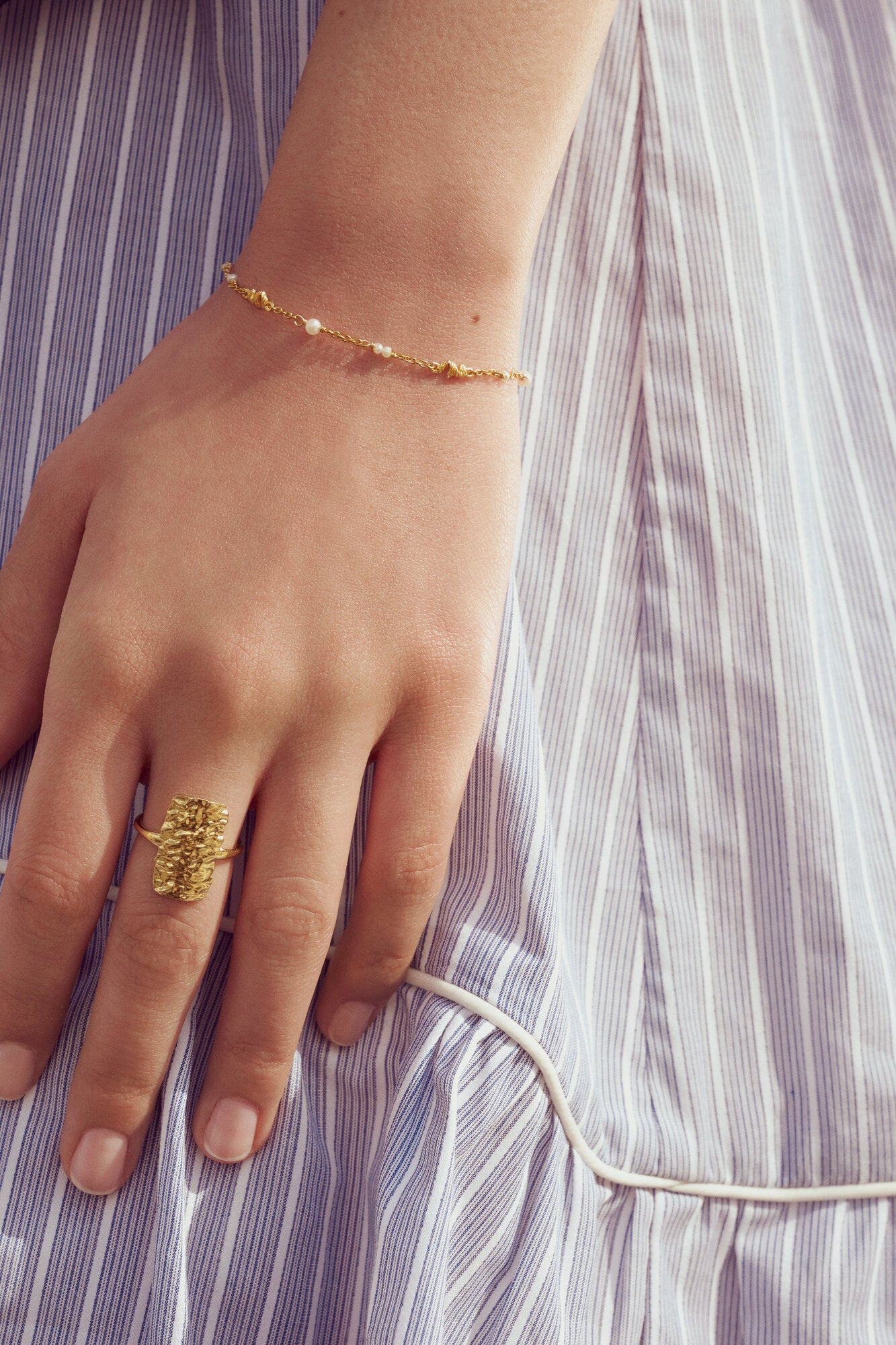 Cuesta ring  - forgyldt