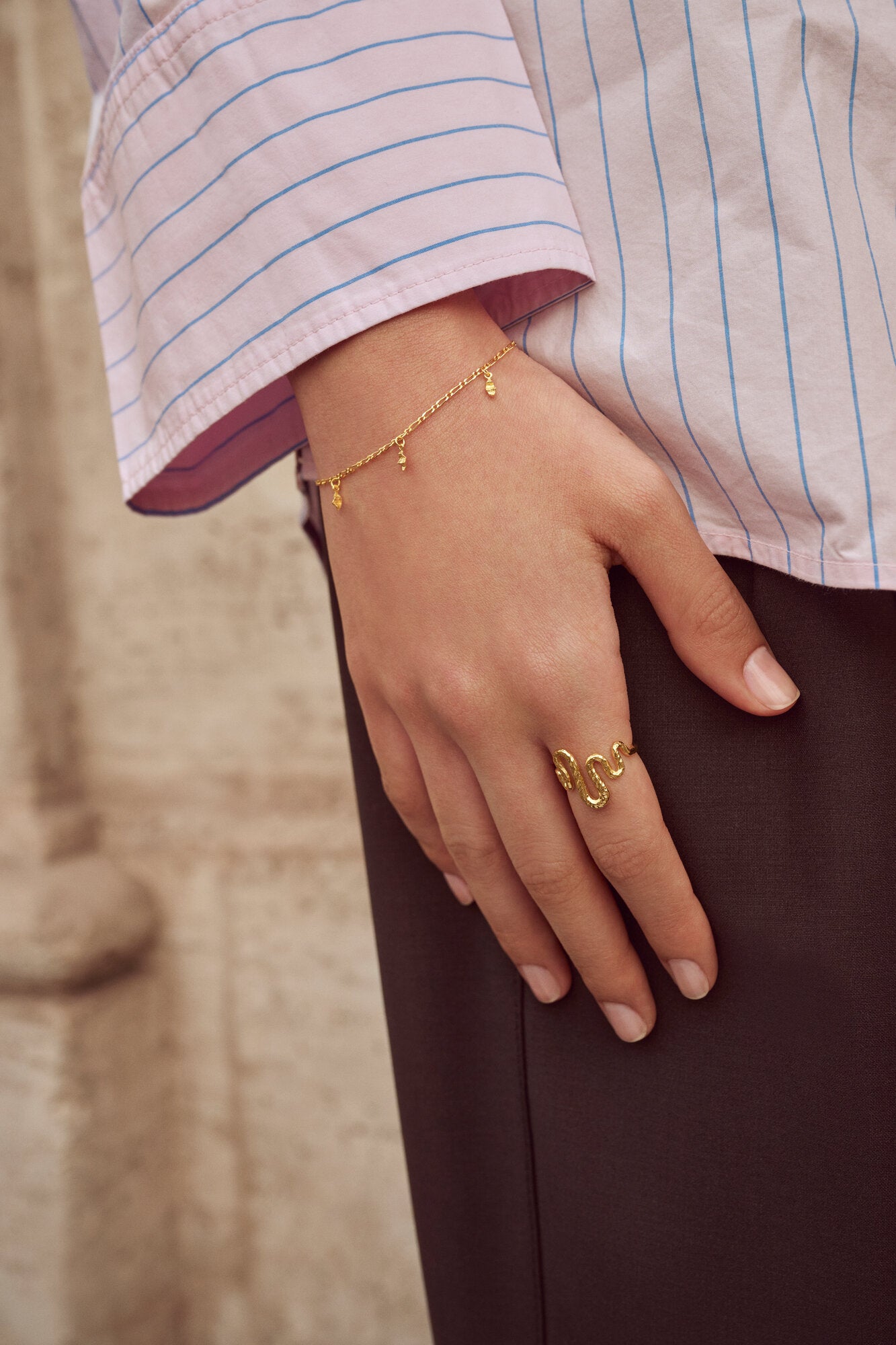 Viva ring - forgyldt