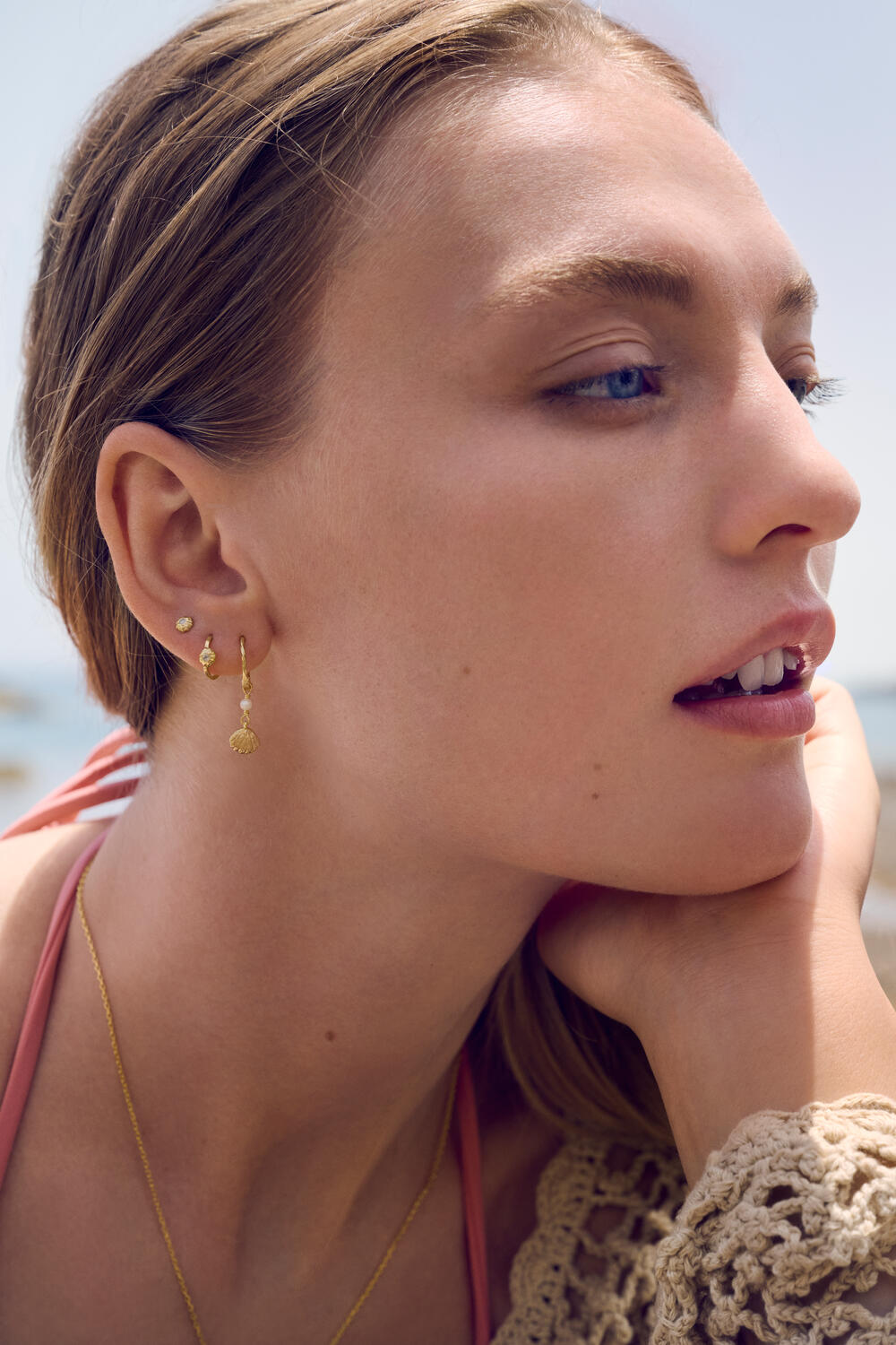 Ophelia hoops - forgyldt