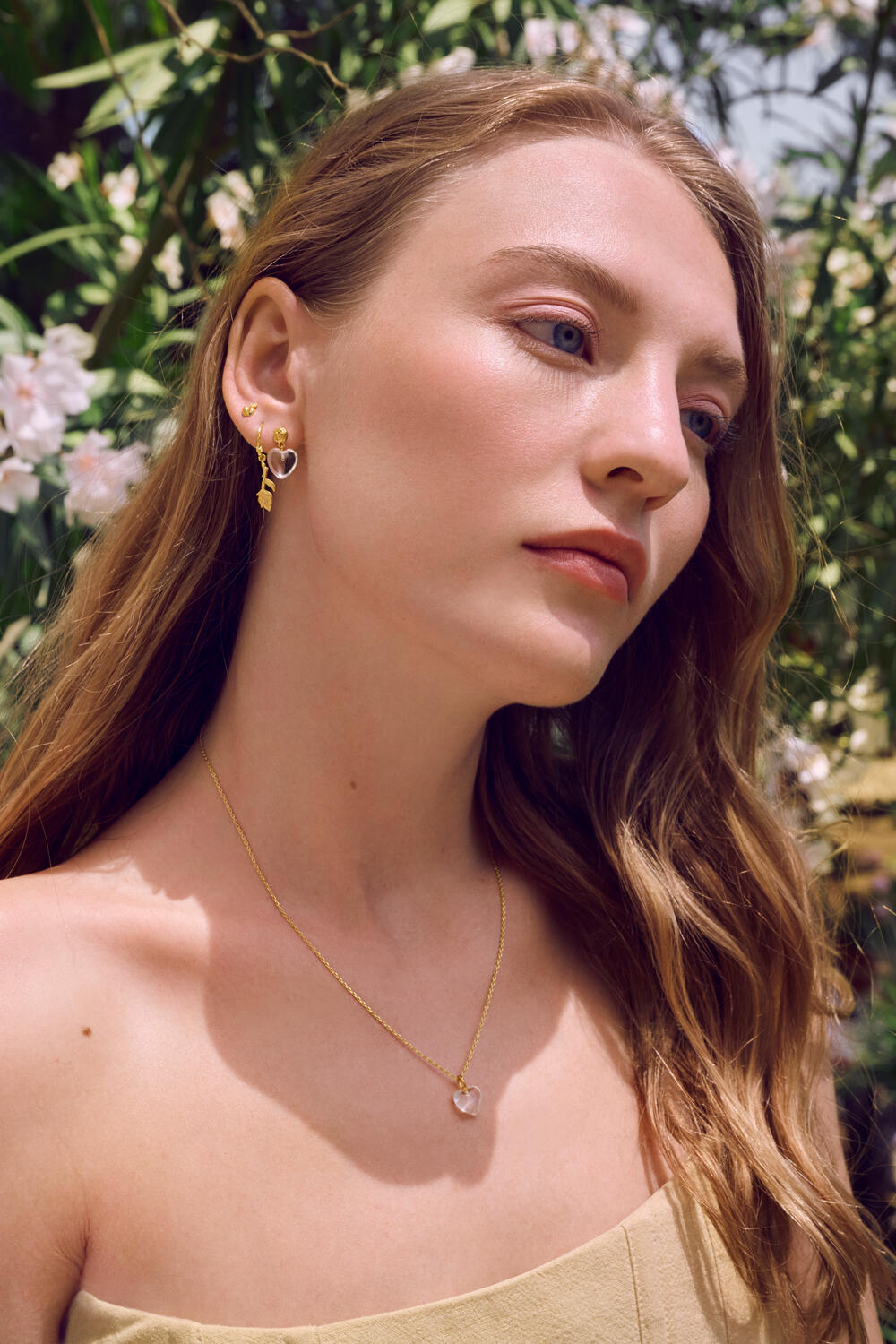 Leni halskæde - forgyldt