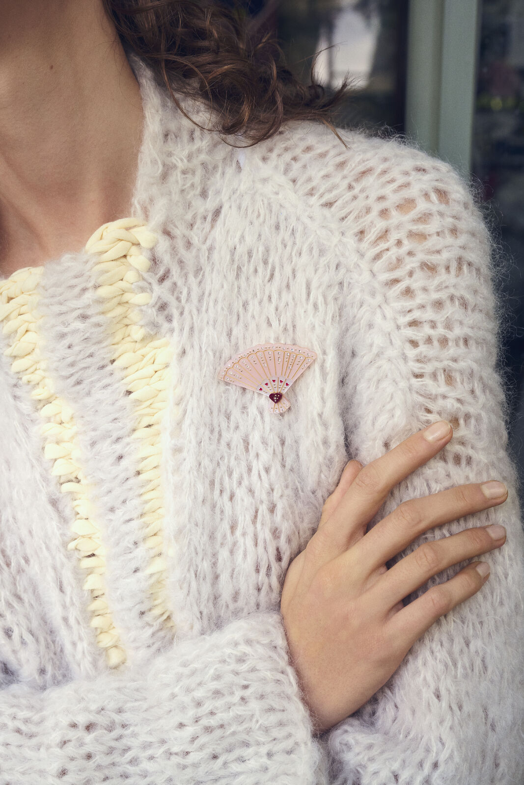 Ili broche - Blush