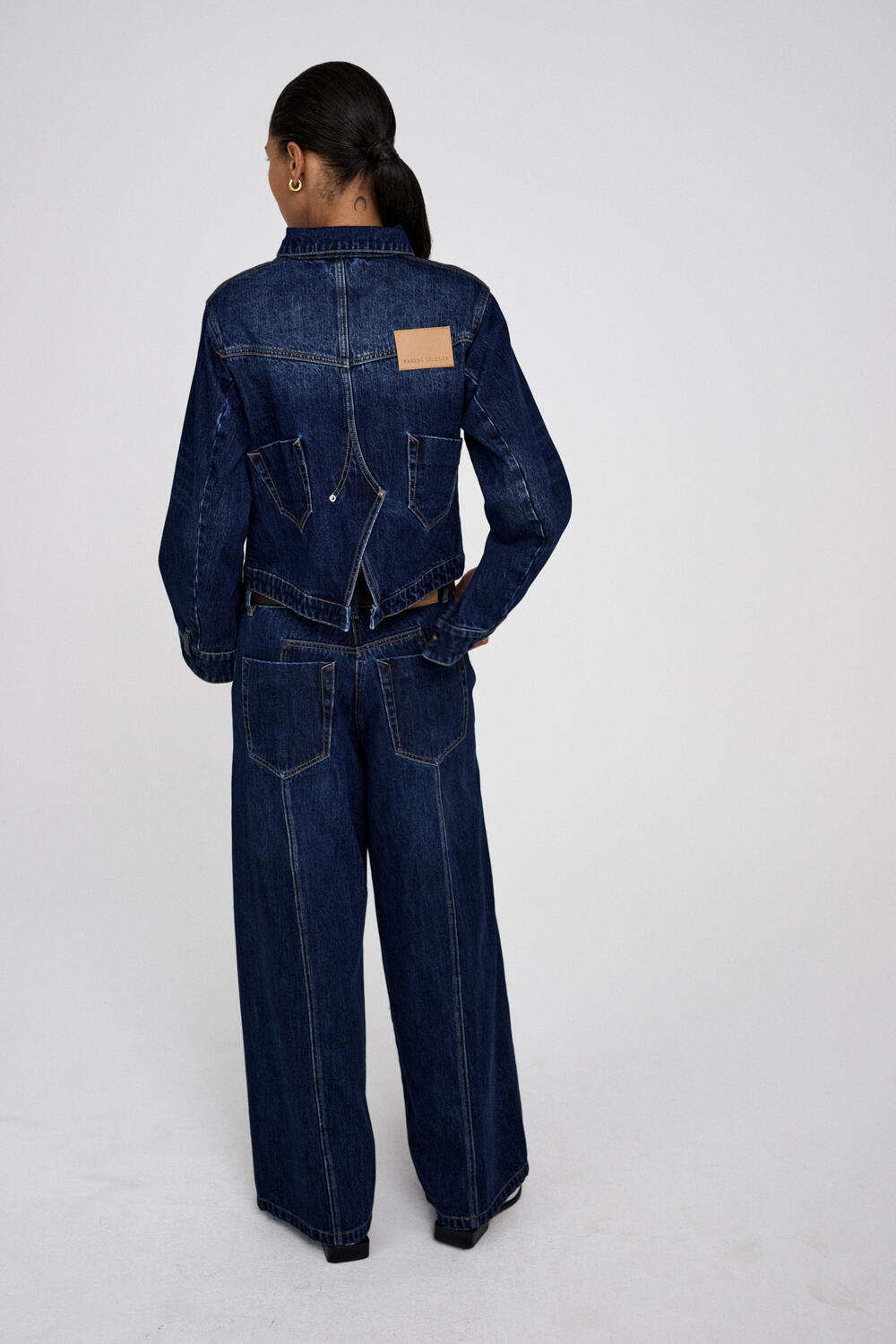 Janny denimjakke - Dark Washed Indigo