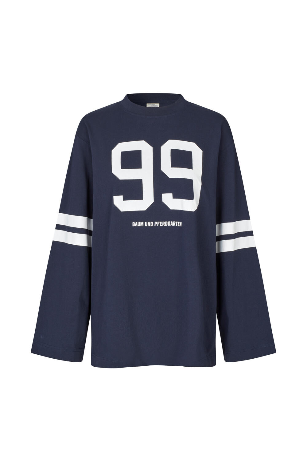 Jeevana langærmet t-shirt - Baritone Blue 99