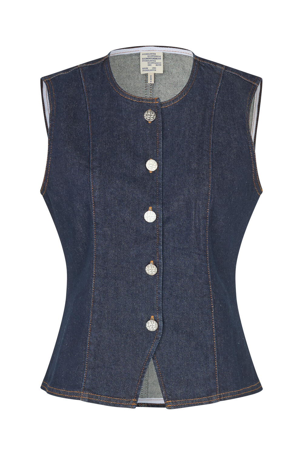 Mene denimvest - Dark Denim Wash
