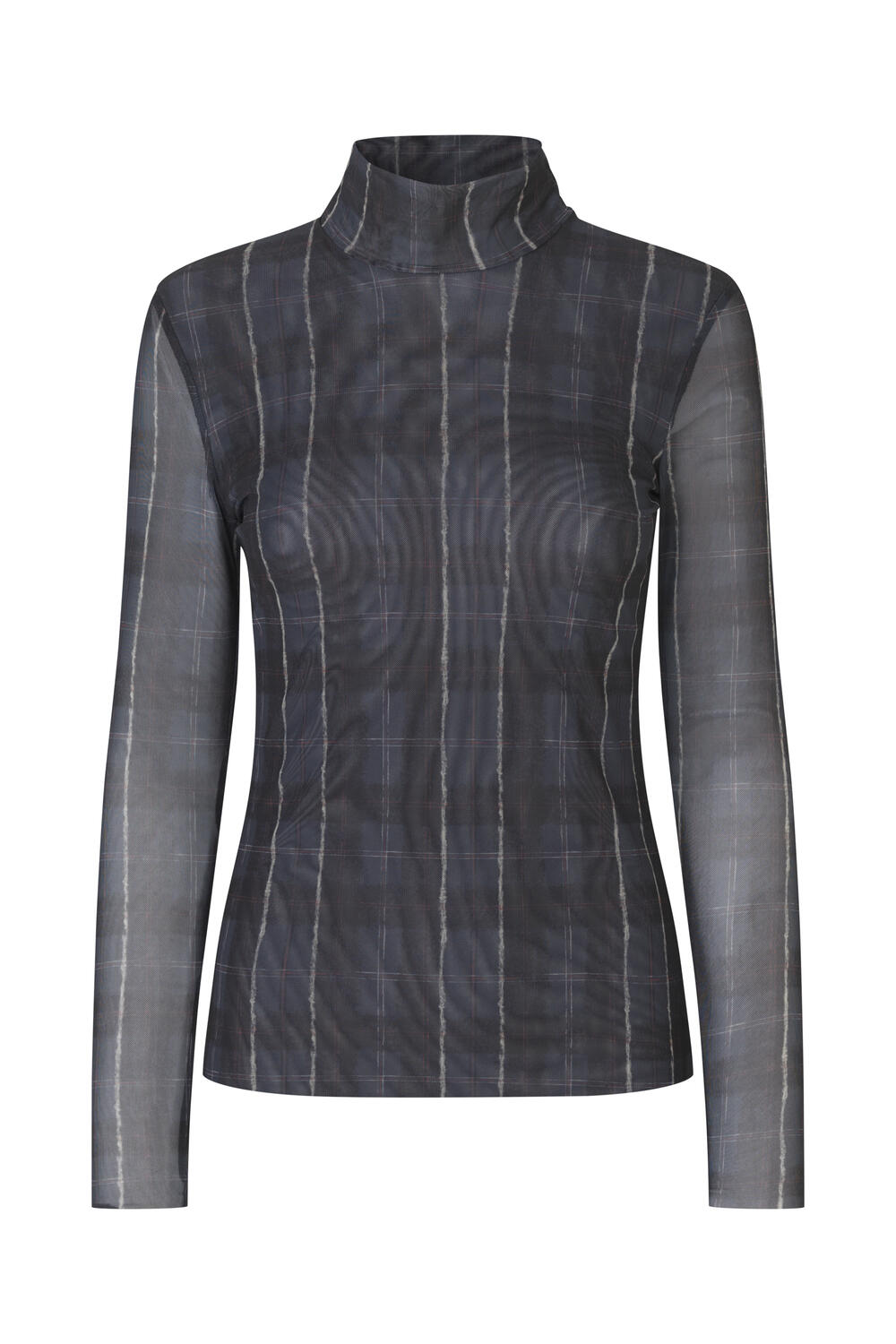 Jodi bluse - Navy Check