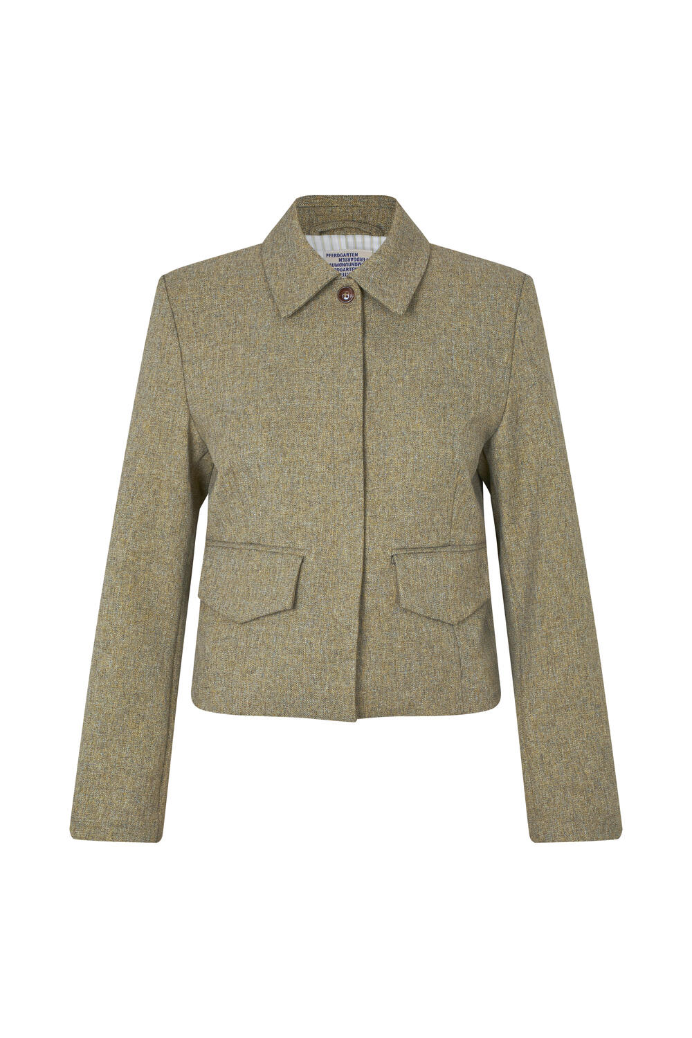 Bolie tweedjakke - Straw Yellow Tweed