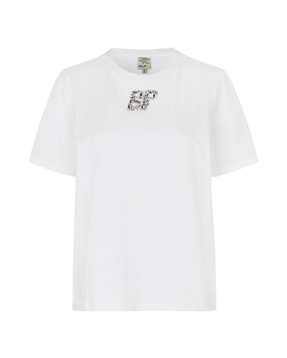 Jawo t-shirt - White Rhinestones