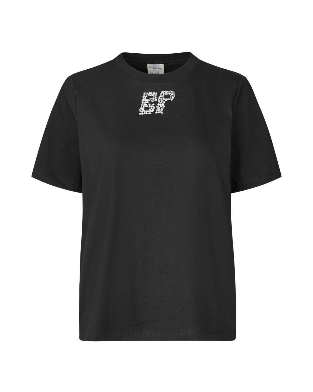 Jawo t-shirt - Black Rhinestones