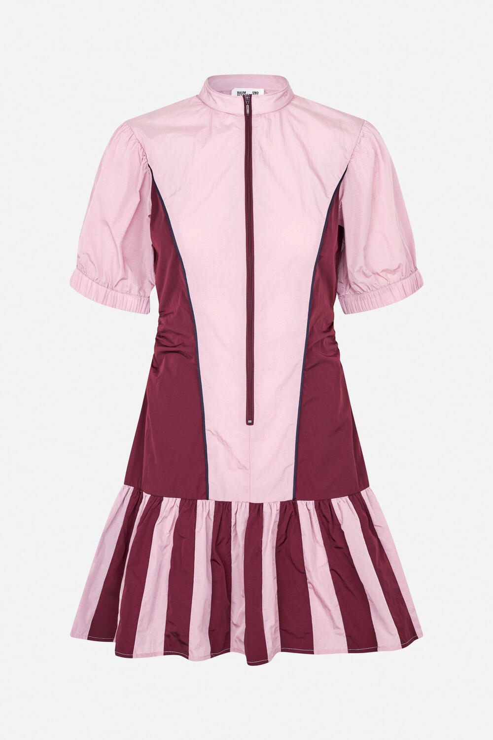 Anitha kjole - Bordeaux Pink Mix