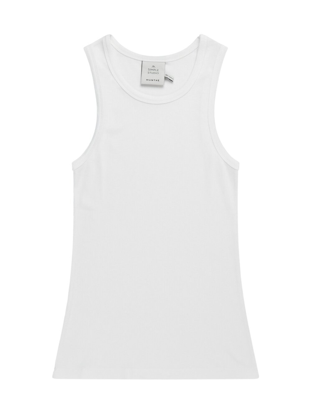 Peach top - hvid