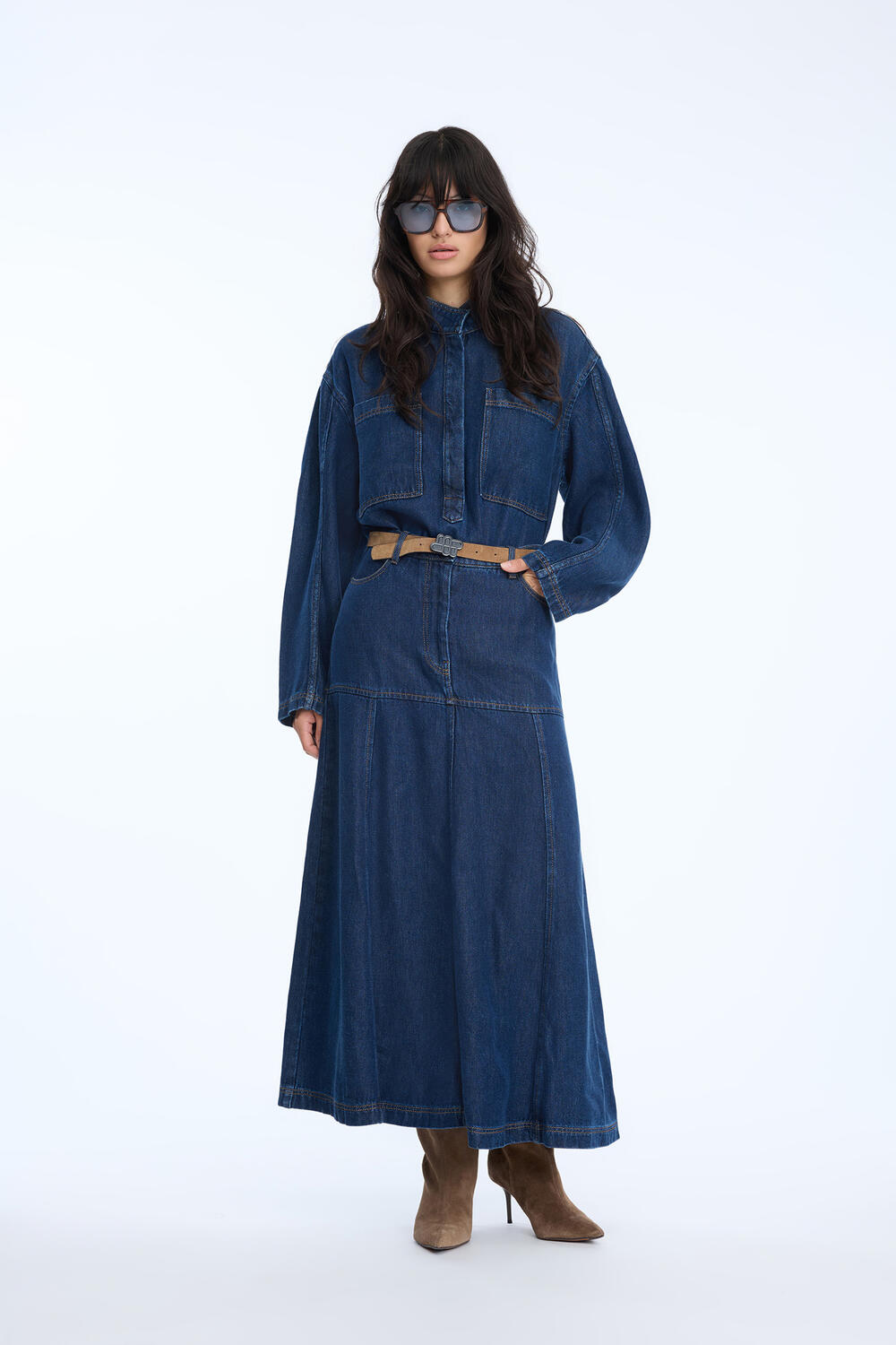 Tuxya denimnederdel - Indigo