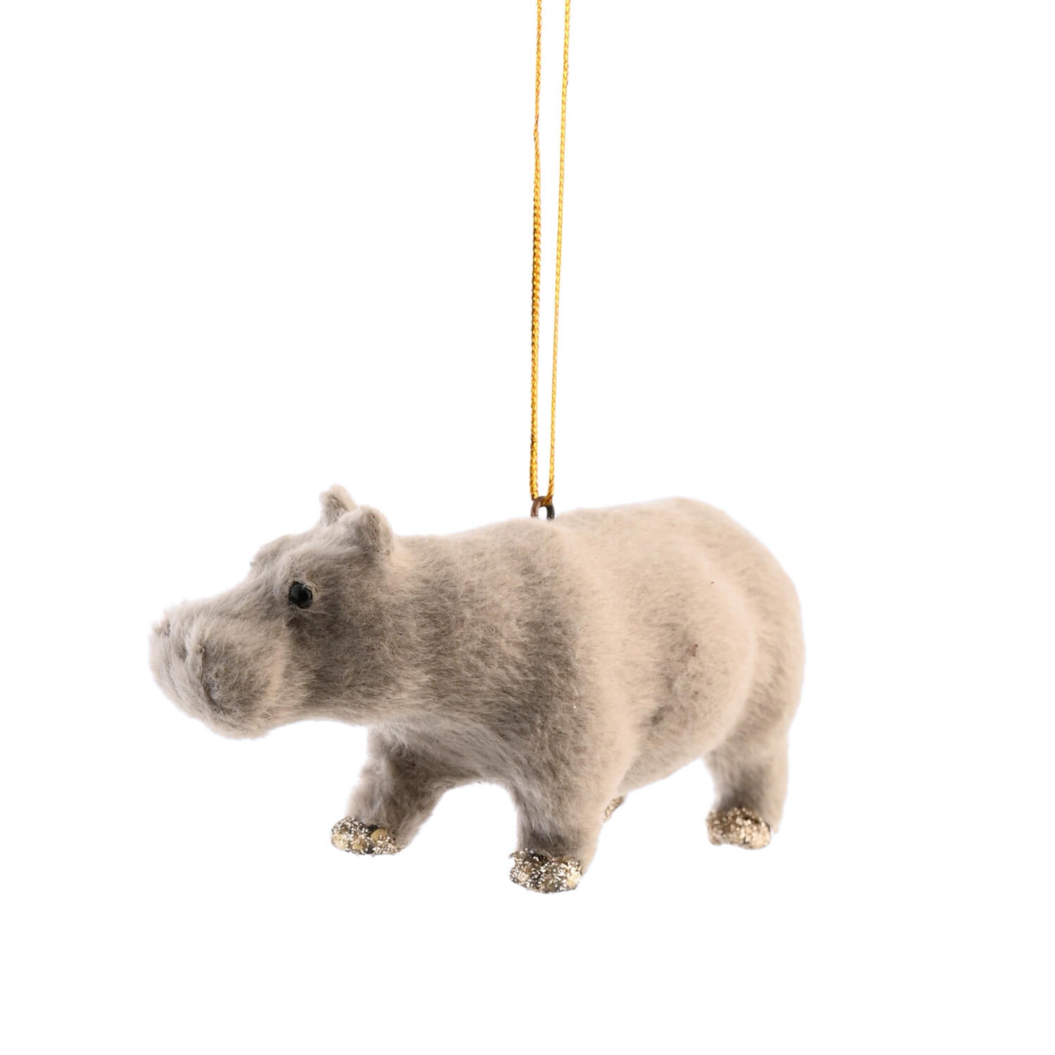 Flodhest juleophæng - grå