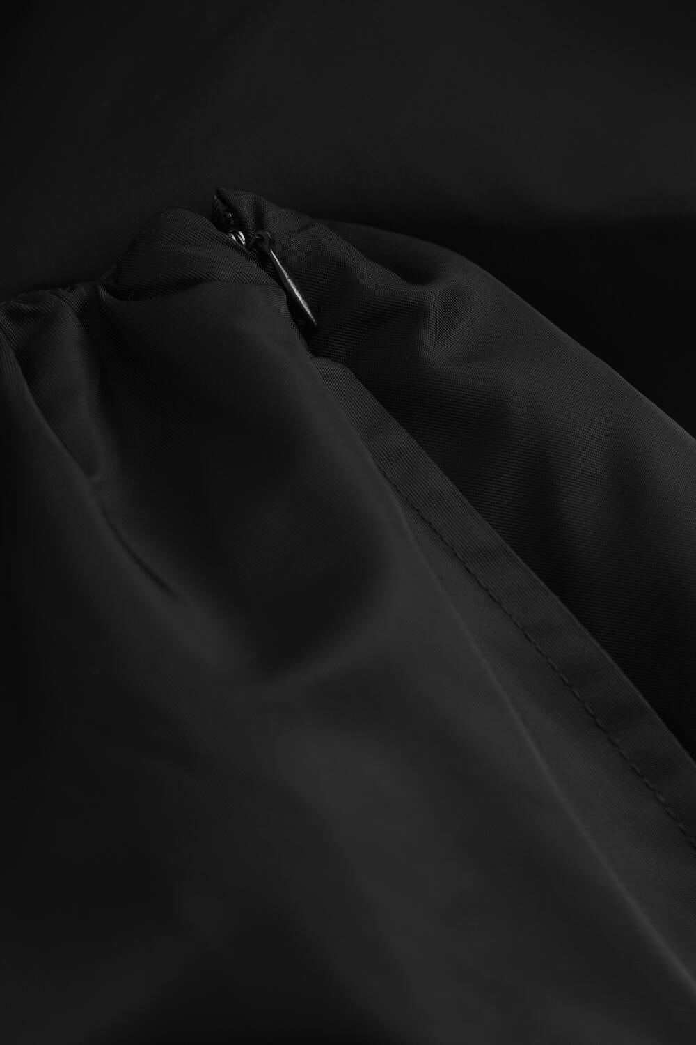 Abbie kort ballon nederdel - sort