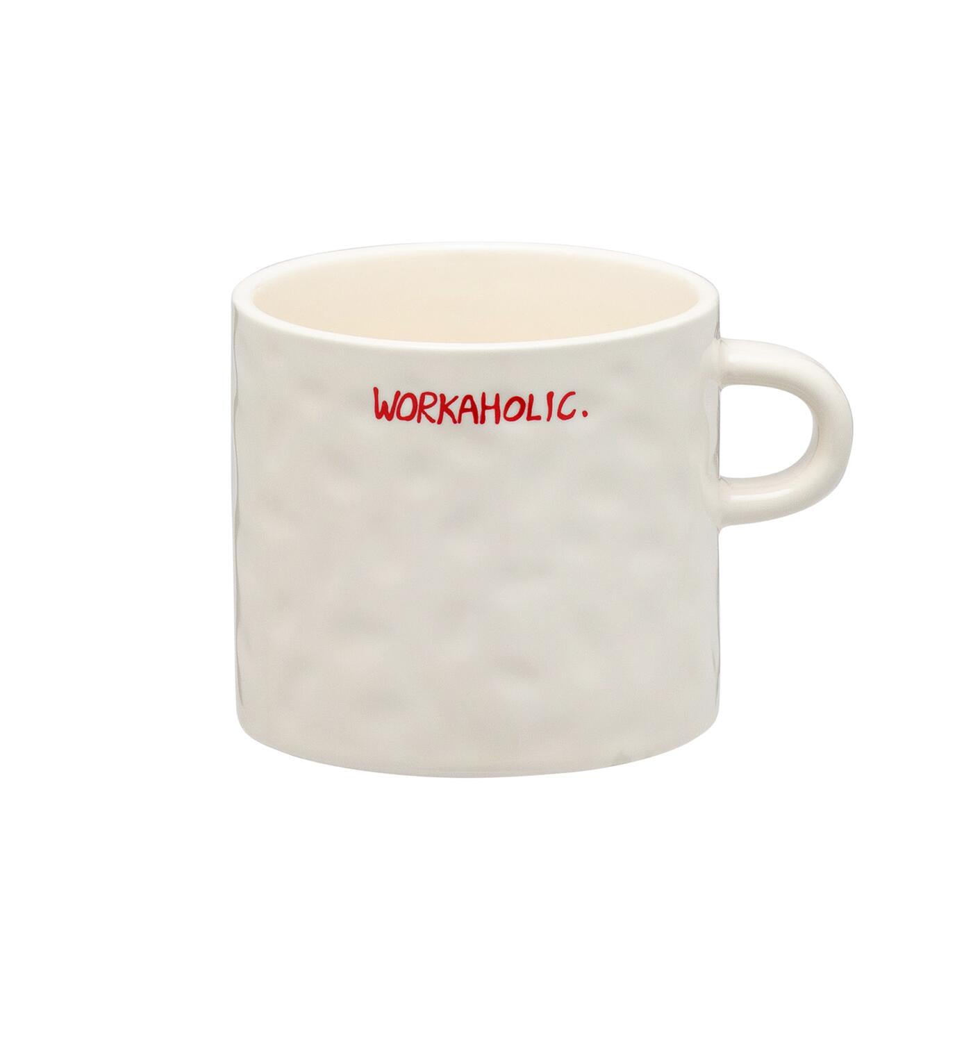 Workaholic krus - hvid