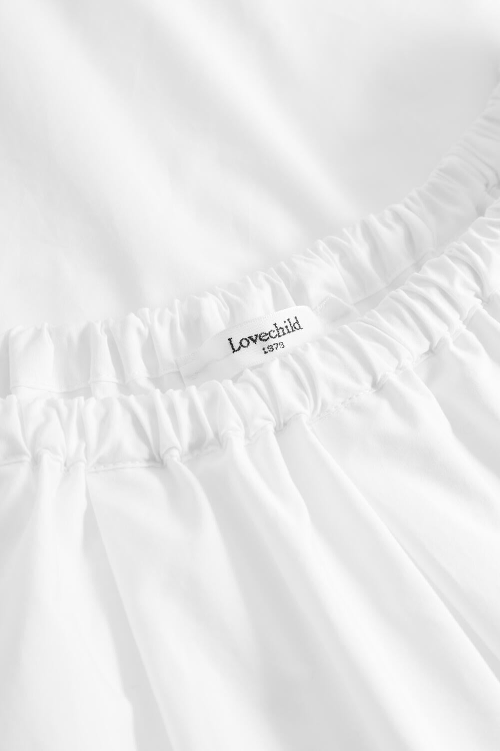 Rhea nederdel - Bright White