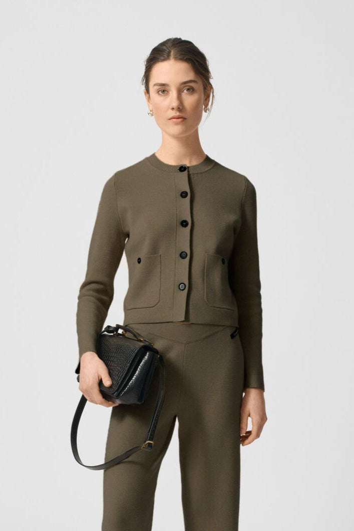 Paloma cardigan - 681 Army Melange