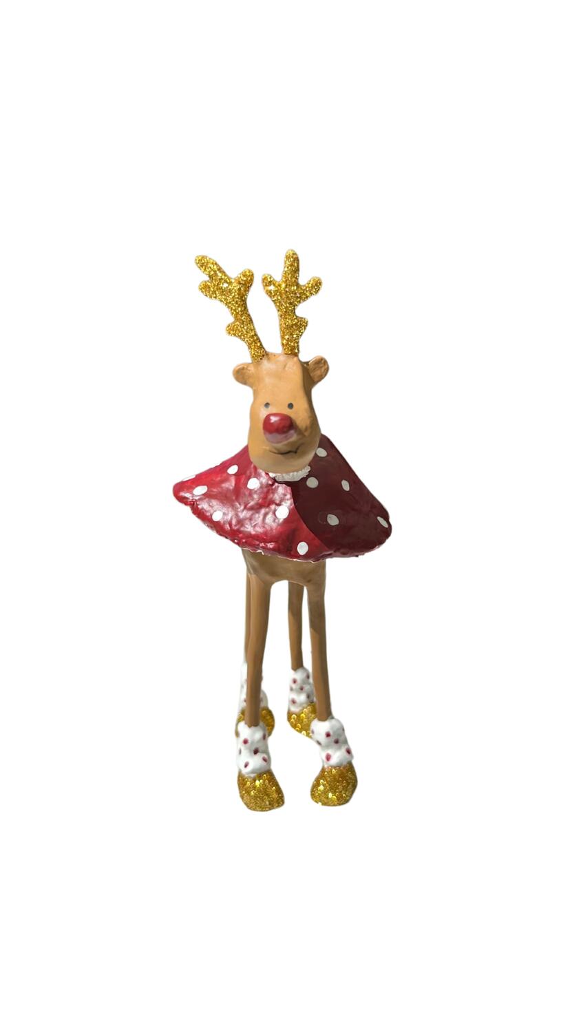 Mini Mush Rudolf julefigur - H12 cm.