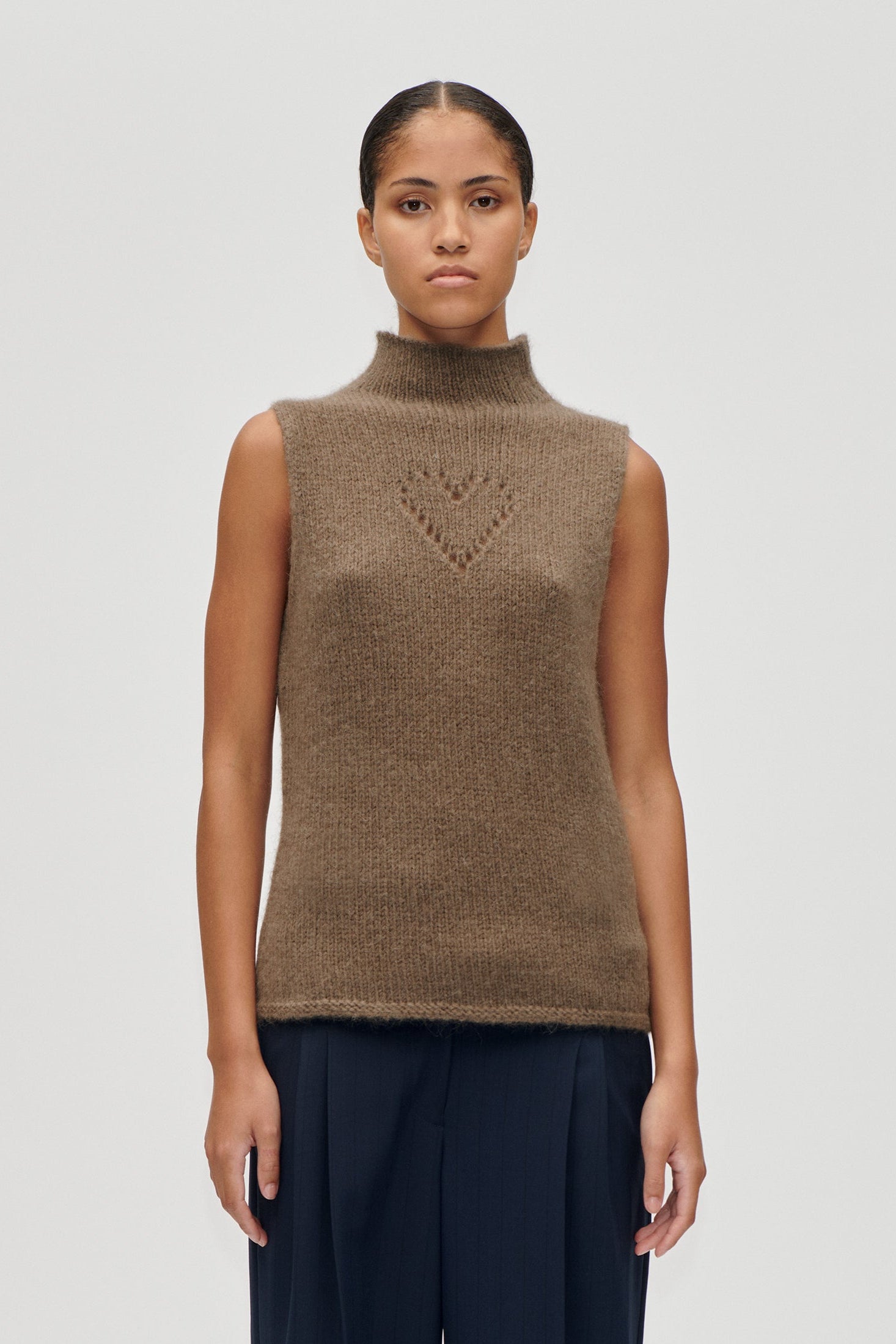 Turtleneck vest - Heart