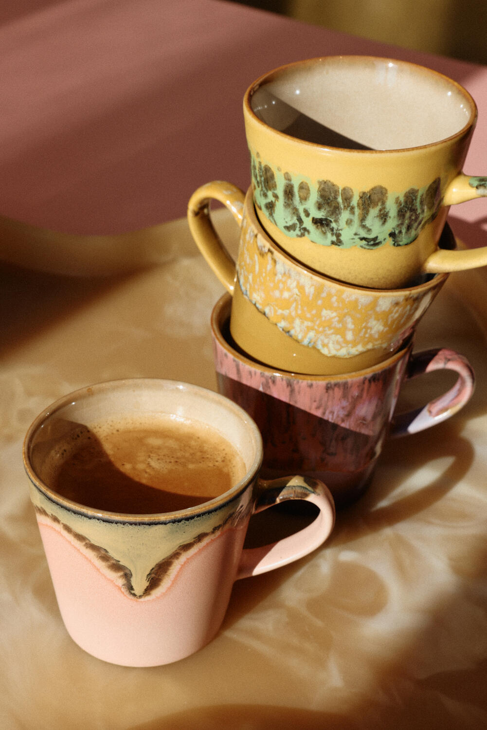 70s Ceramics americanokopper, Radiant - 4 stk