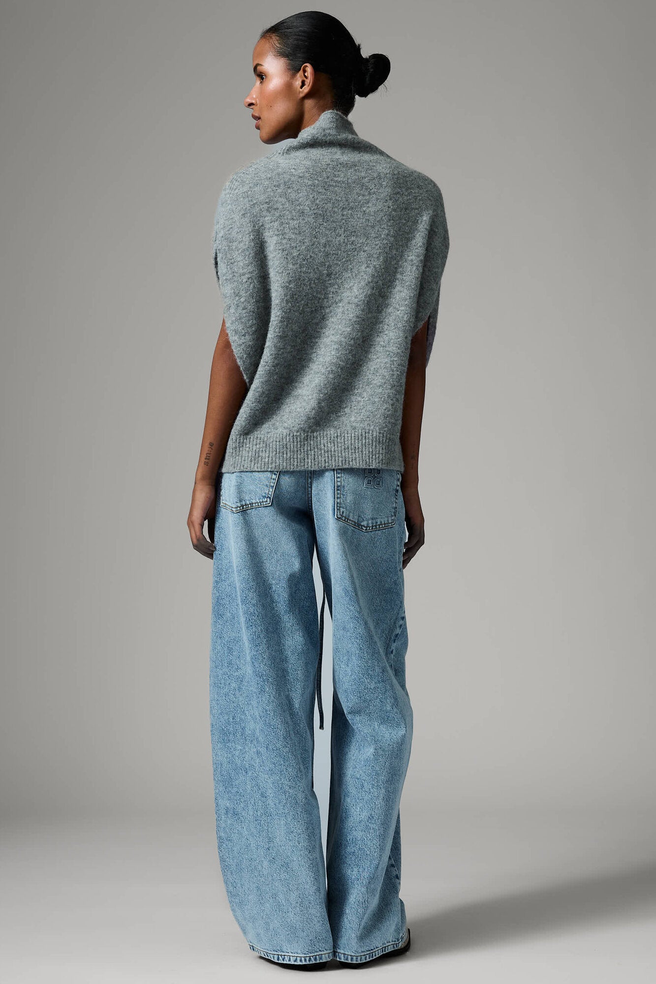 Cozy Days Frodie strikvest - 500056 Grey Melange