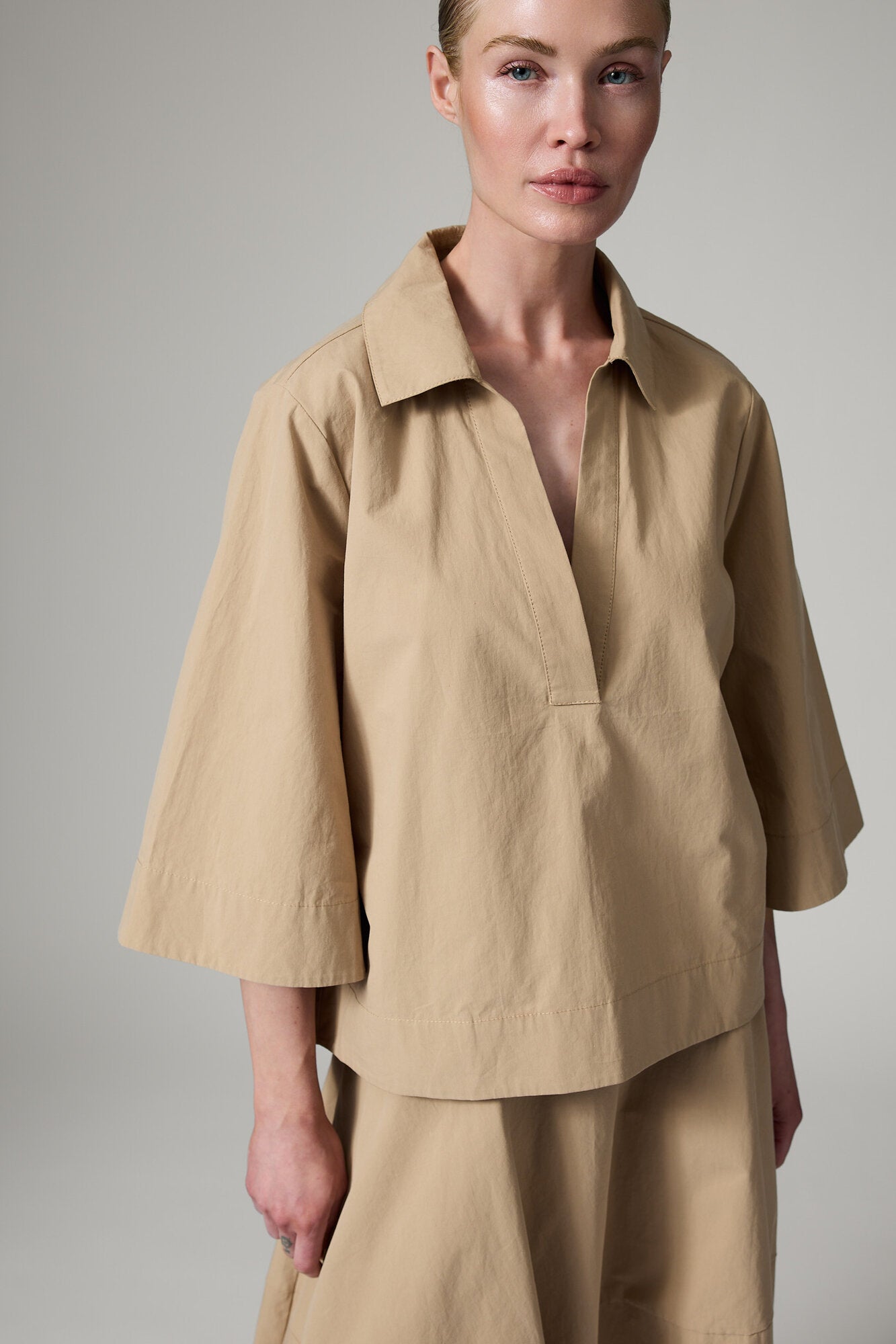 Luma Cottaline skjorte - Taupe