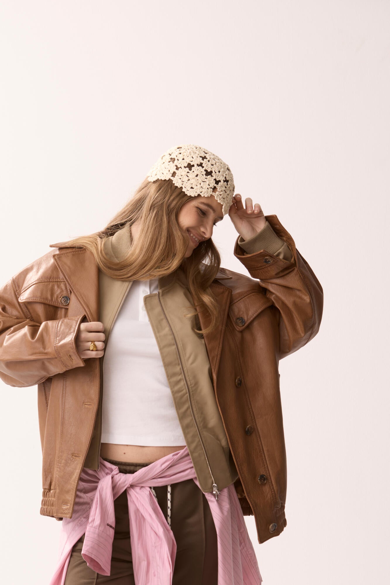 Roseanna hæklet hat - creme